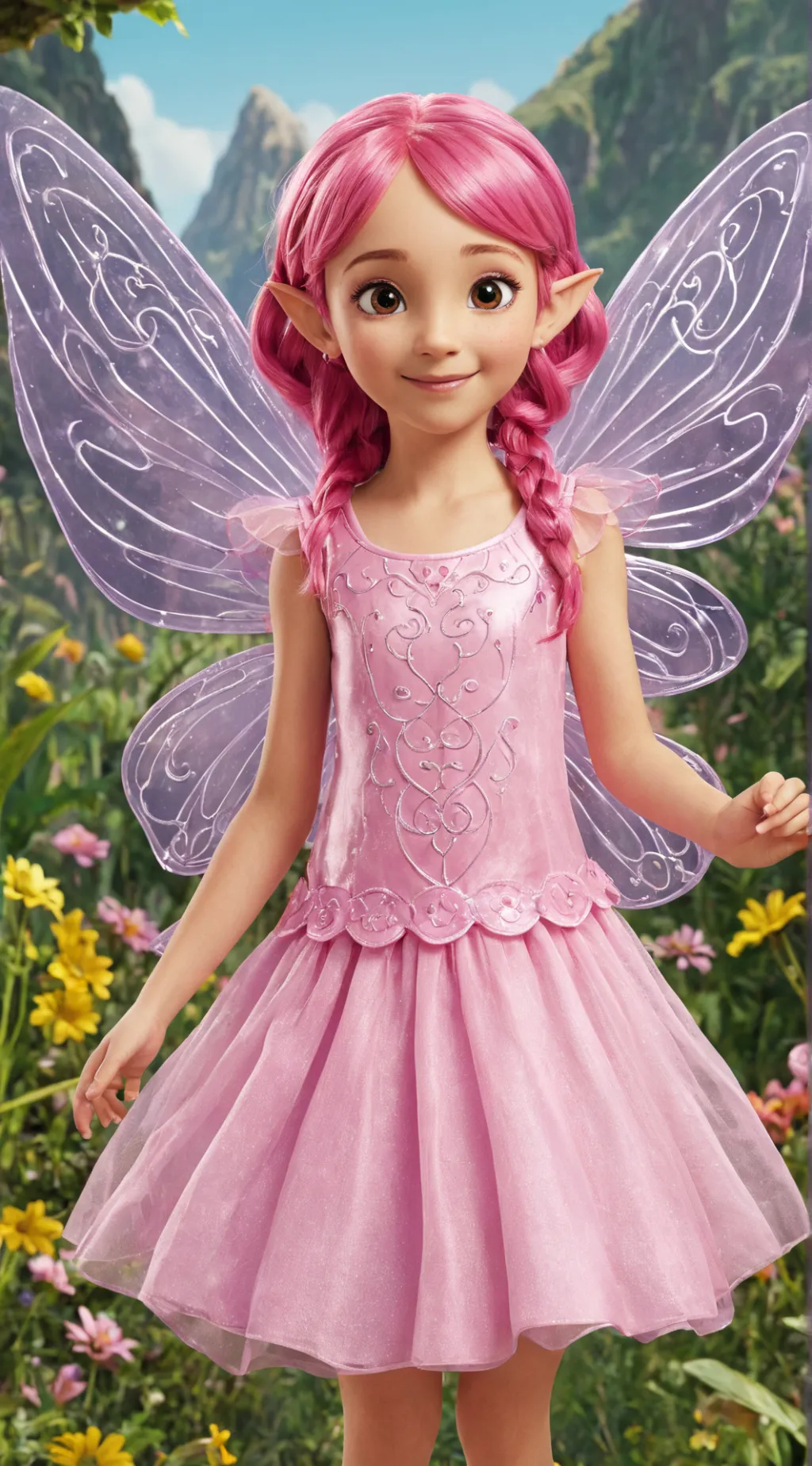 ai character: Mia and me premier background