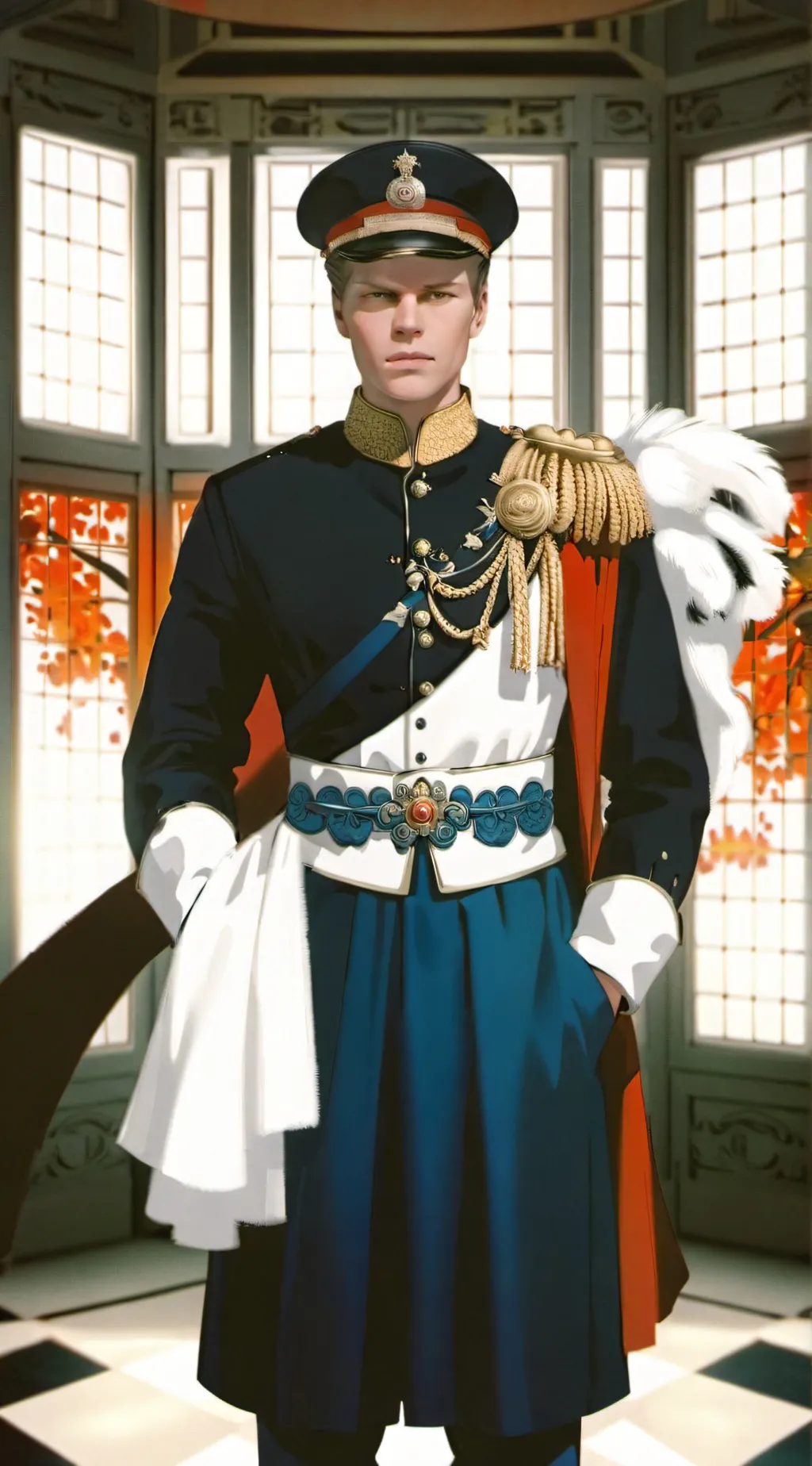 ai character: Ян Иванов  background