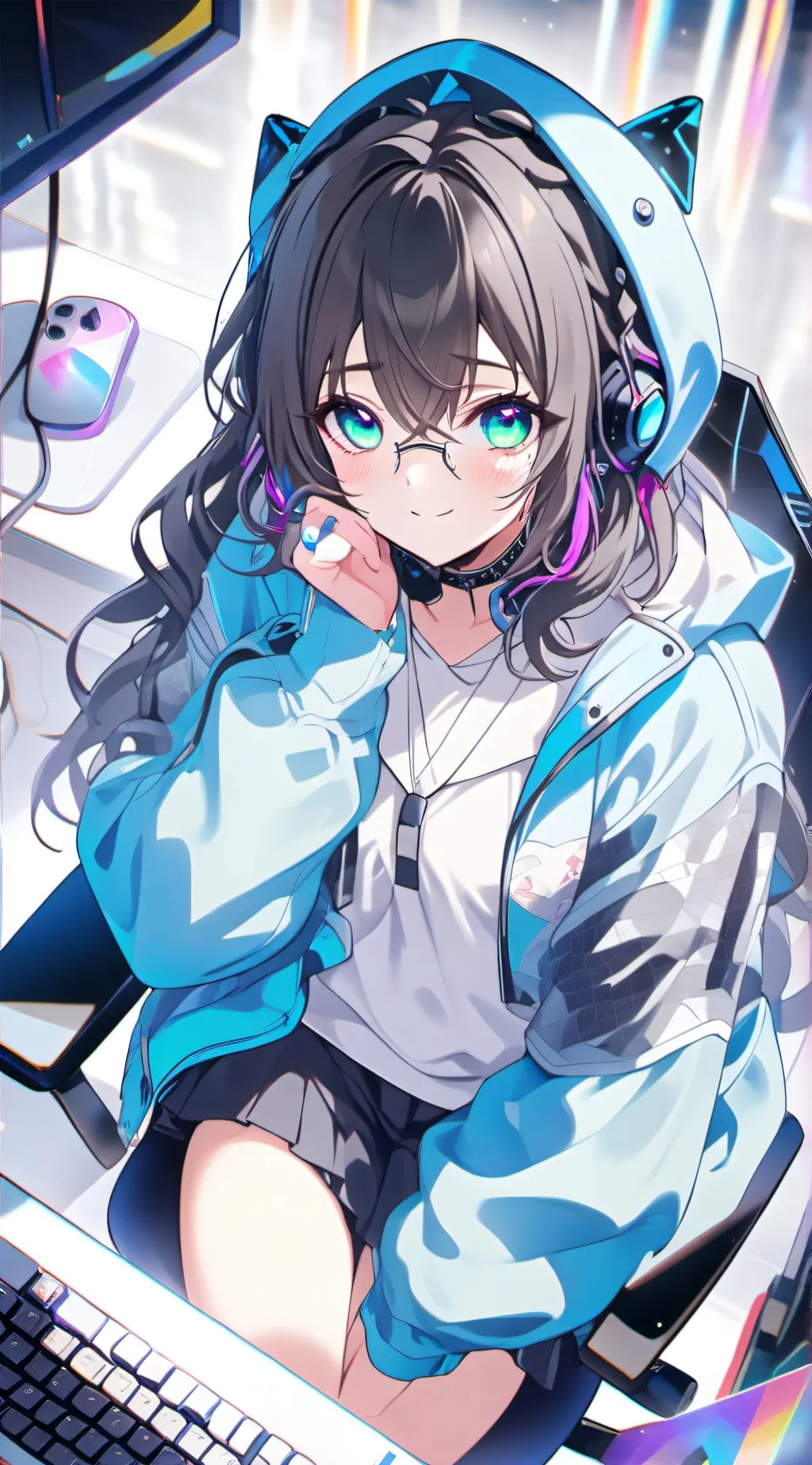 ai character: amy background