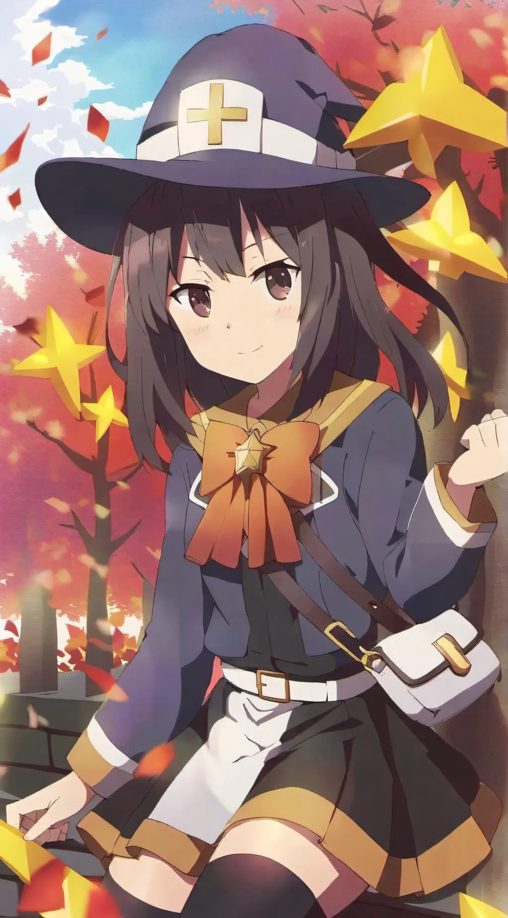 ai character: Megumin  background