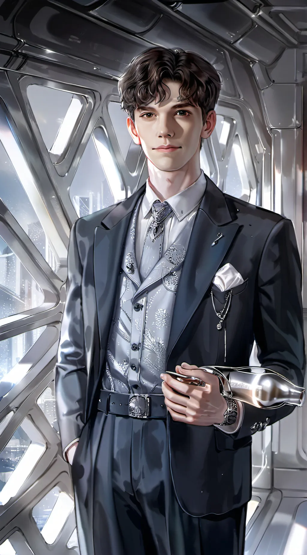 ai character: Charlie spring background