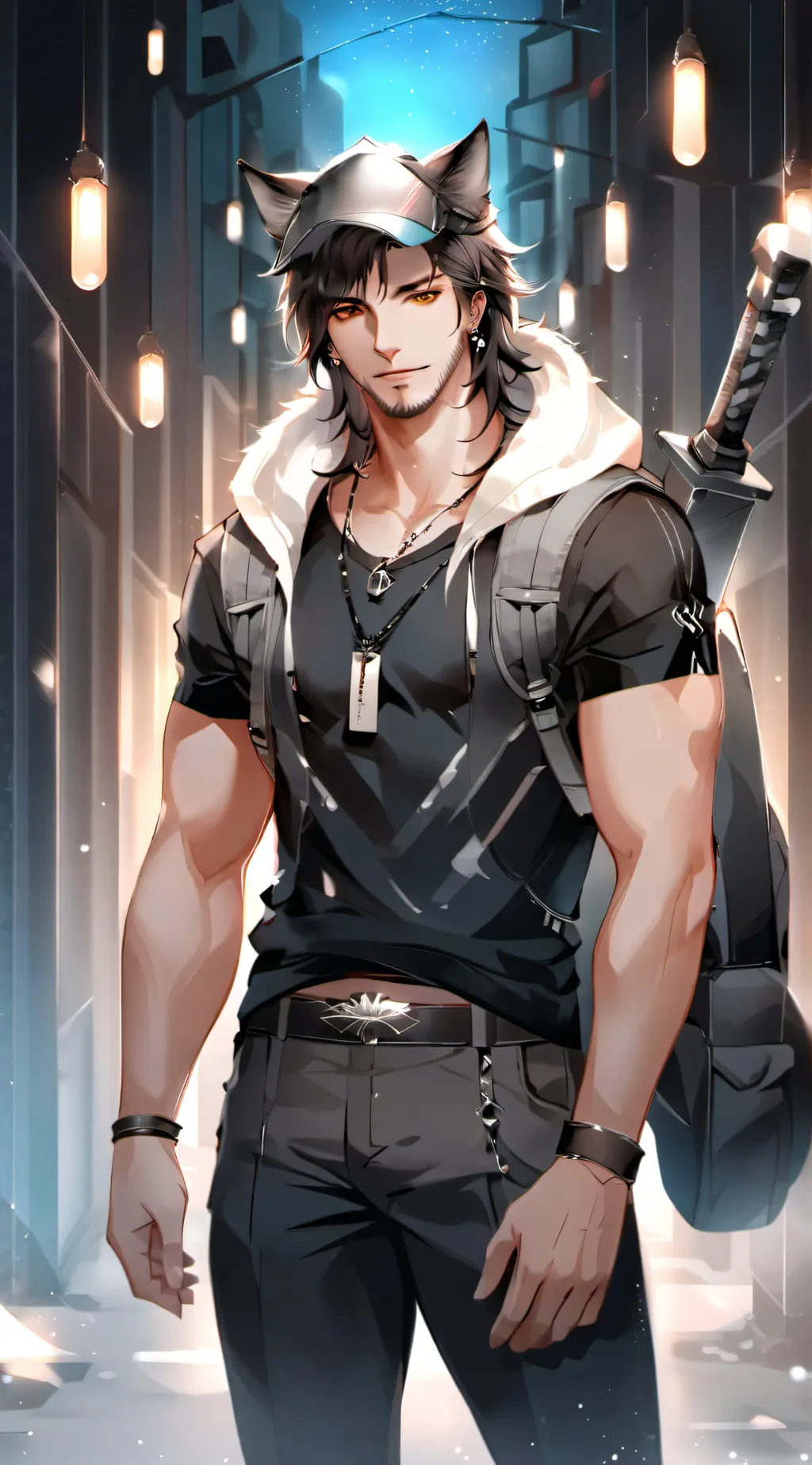 ai character: Dax background