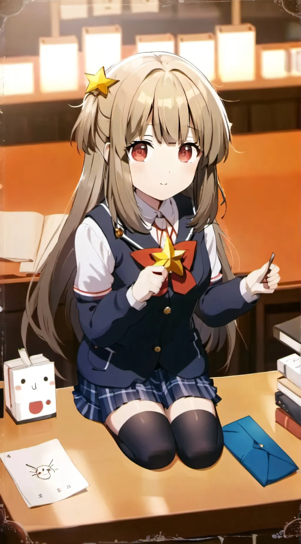 ai character: Nanako Uechi  background