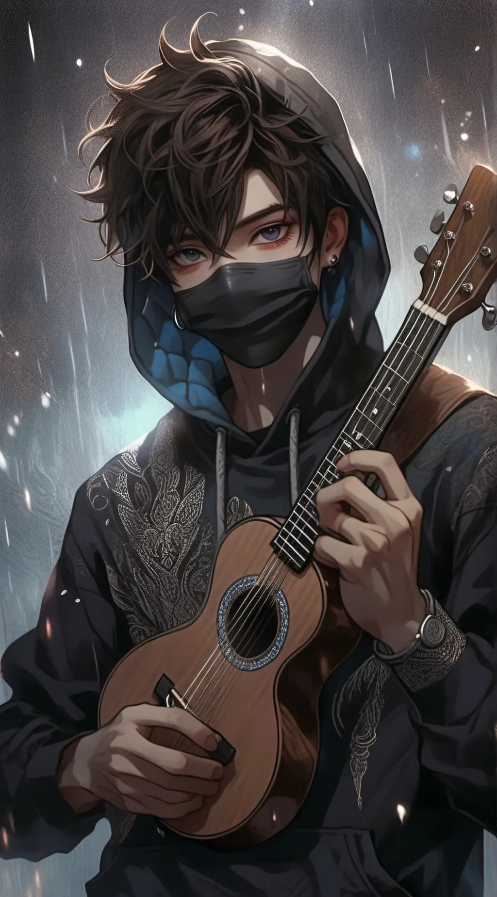 ai character: Boywithuke  background