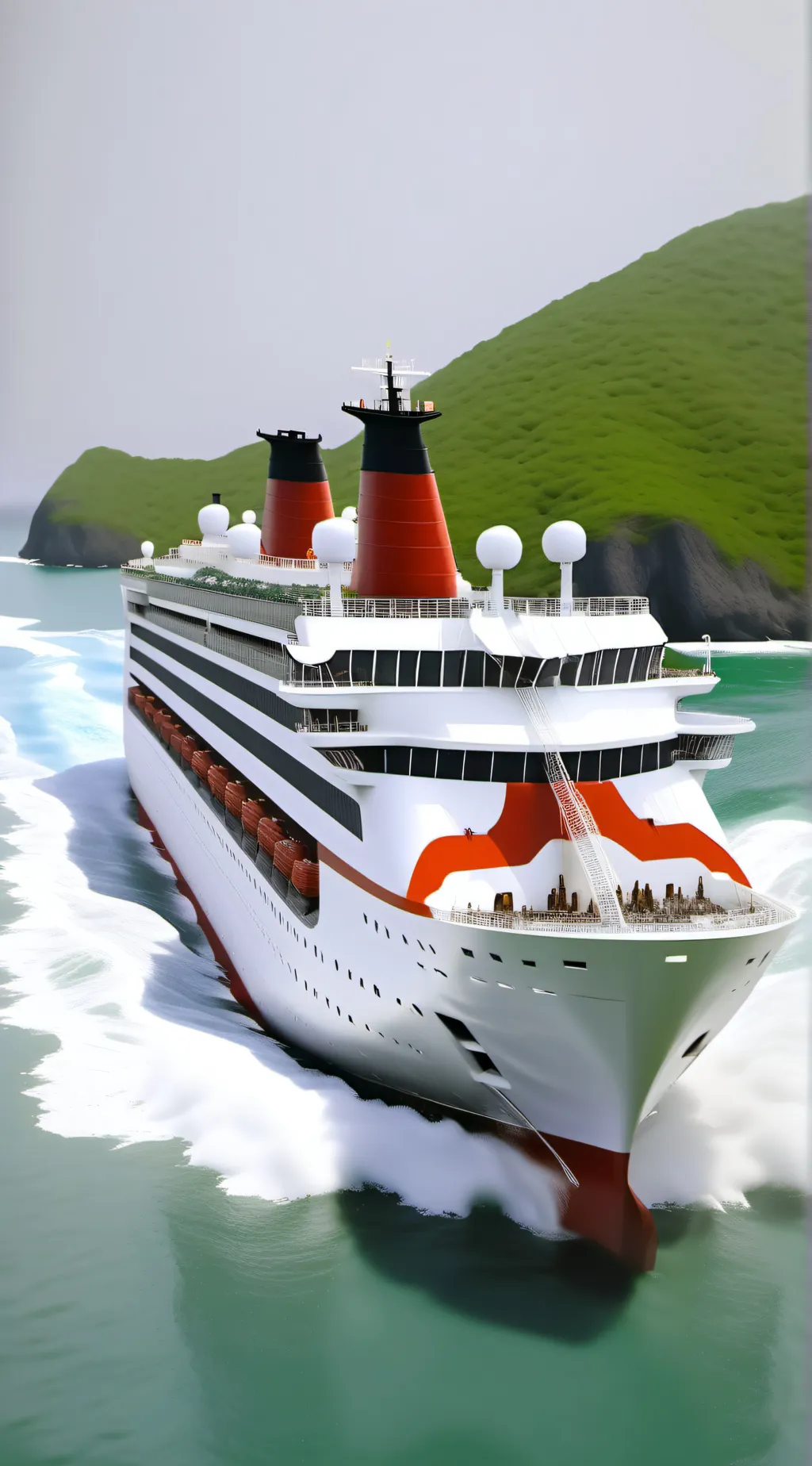 ai character: Hh cruise ship :) background