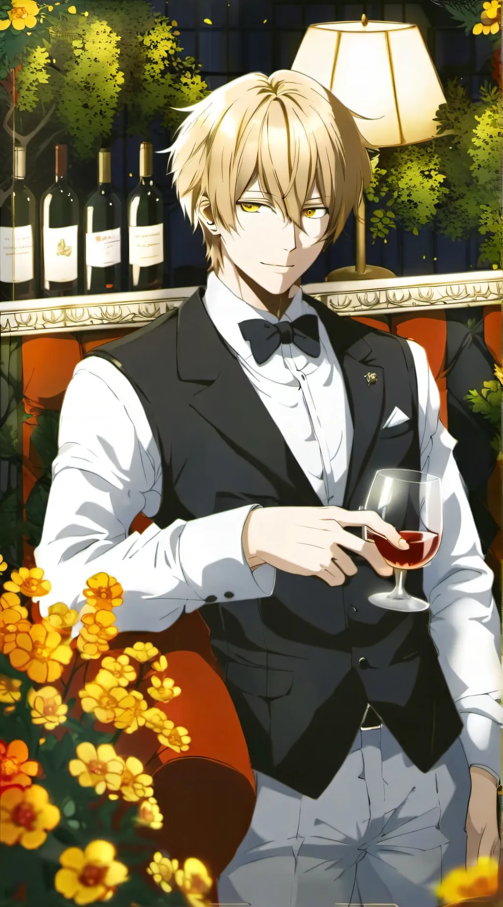 ai character: UA party/prom background