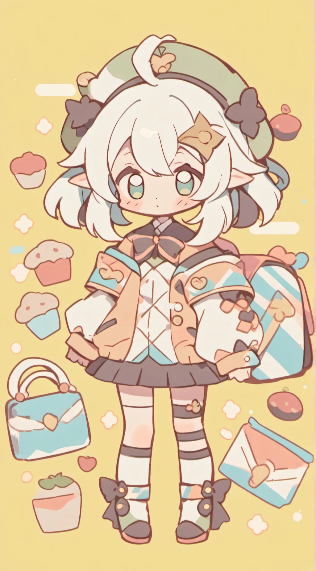 ai character: butt Deku background