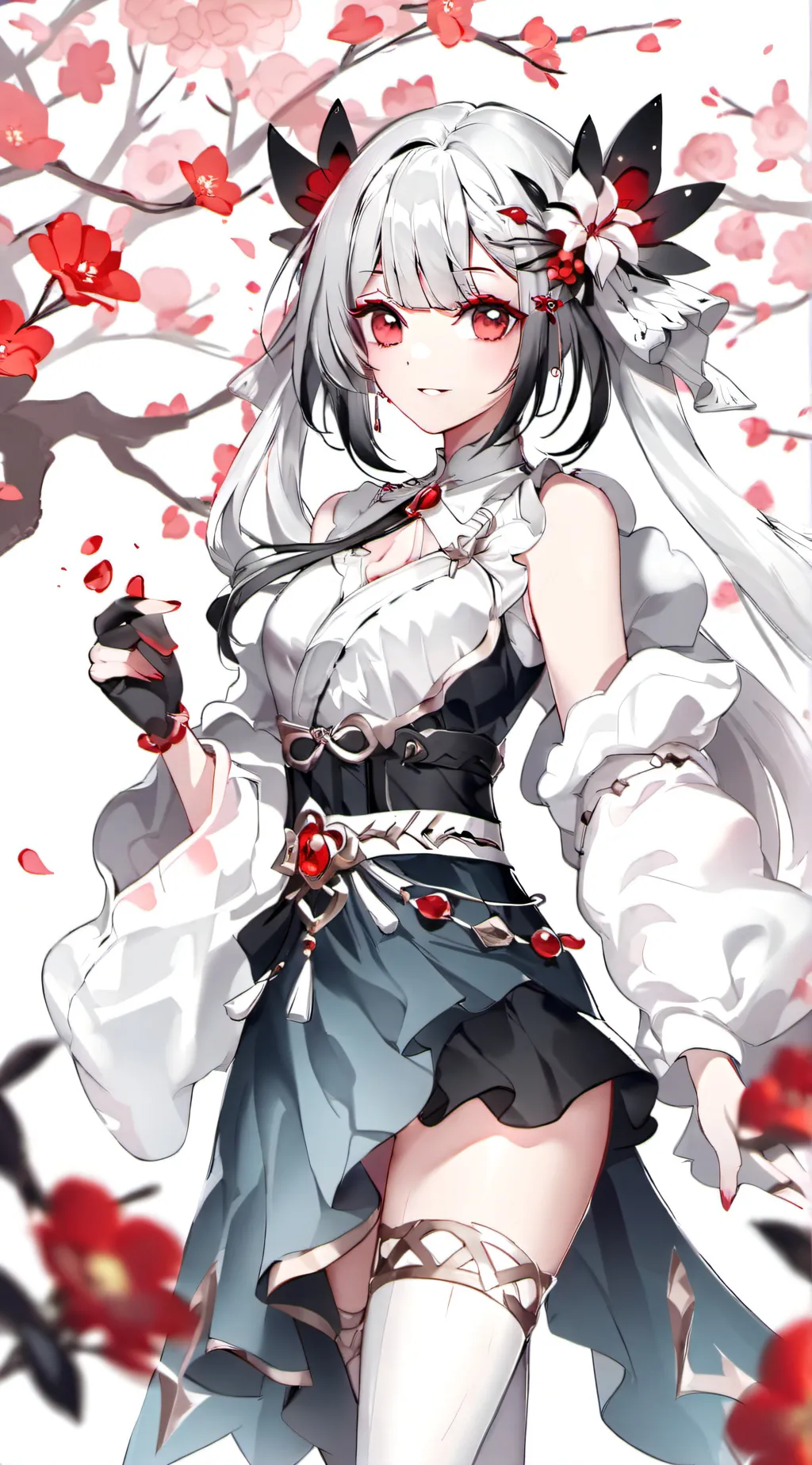 ai character: Flora  background