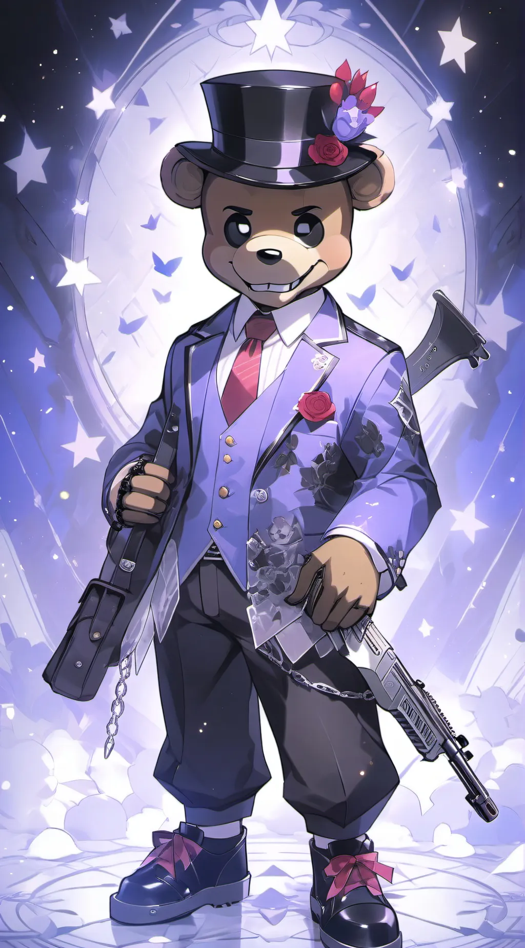 ai character: glamrock freddy background