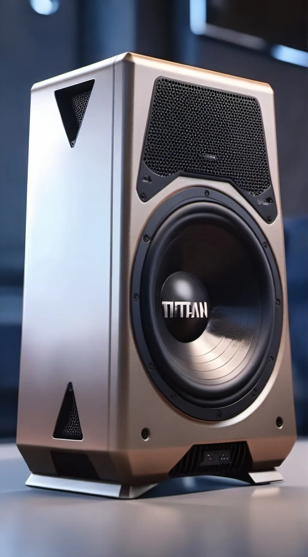 ai character: titan speakerman background