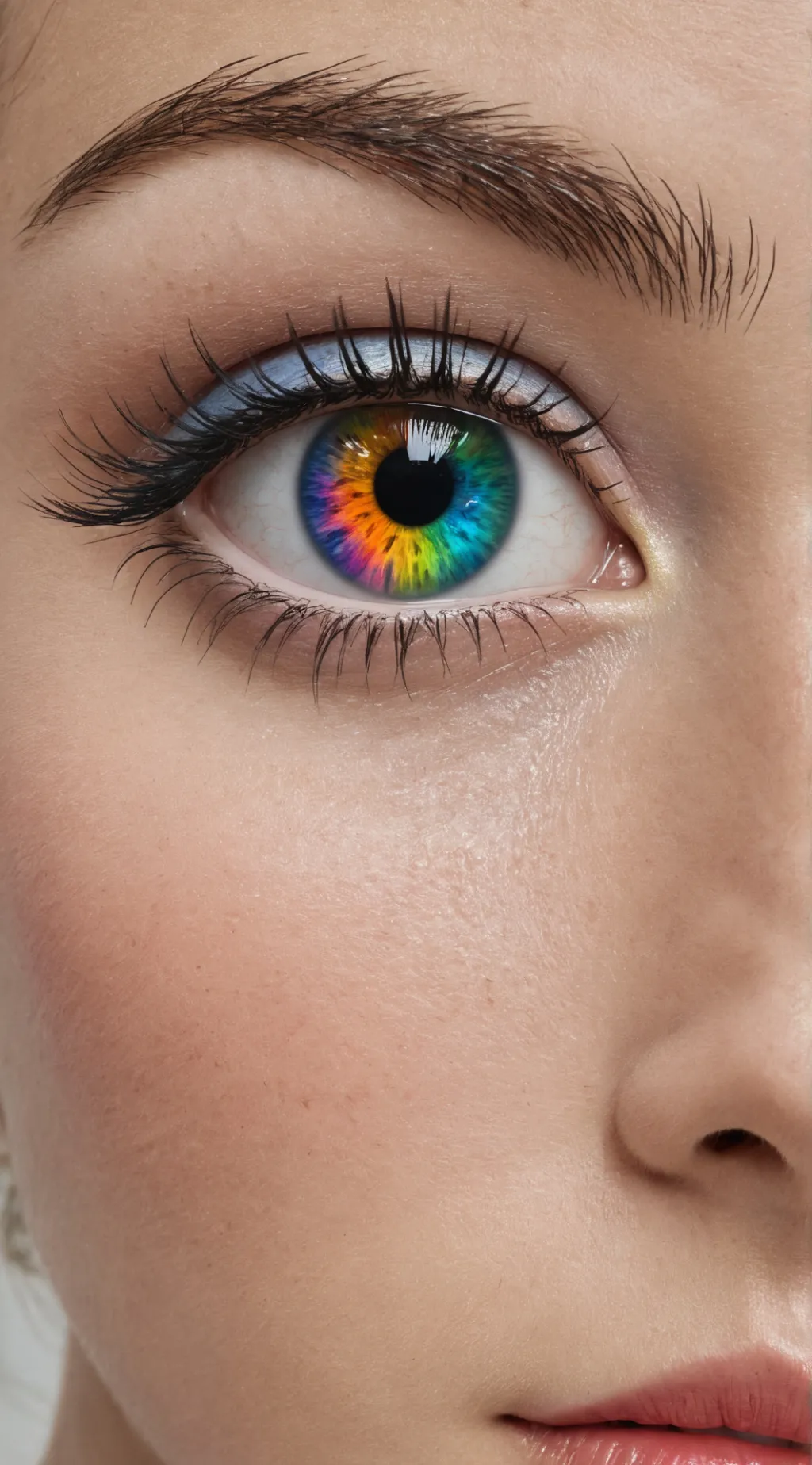 ai character: EYE COLOR  background