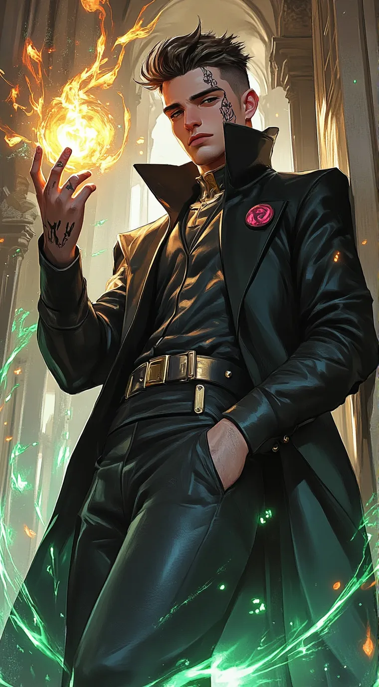 ai character: Max background