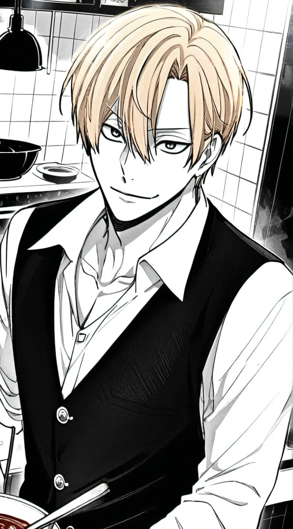 ai character: sanji background