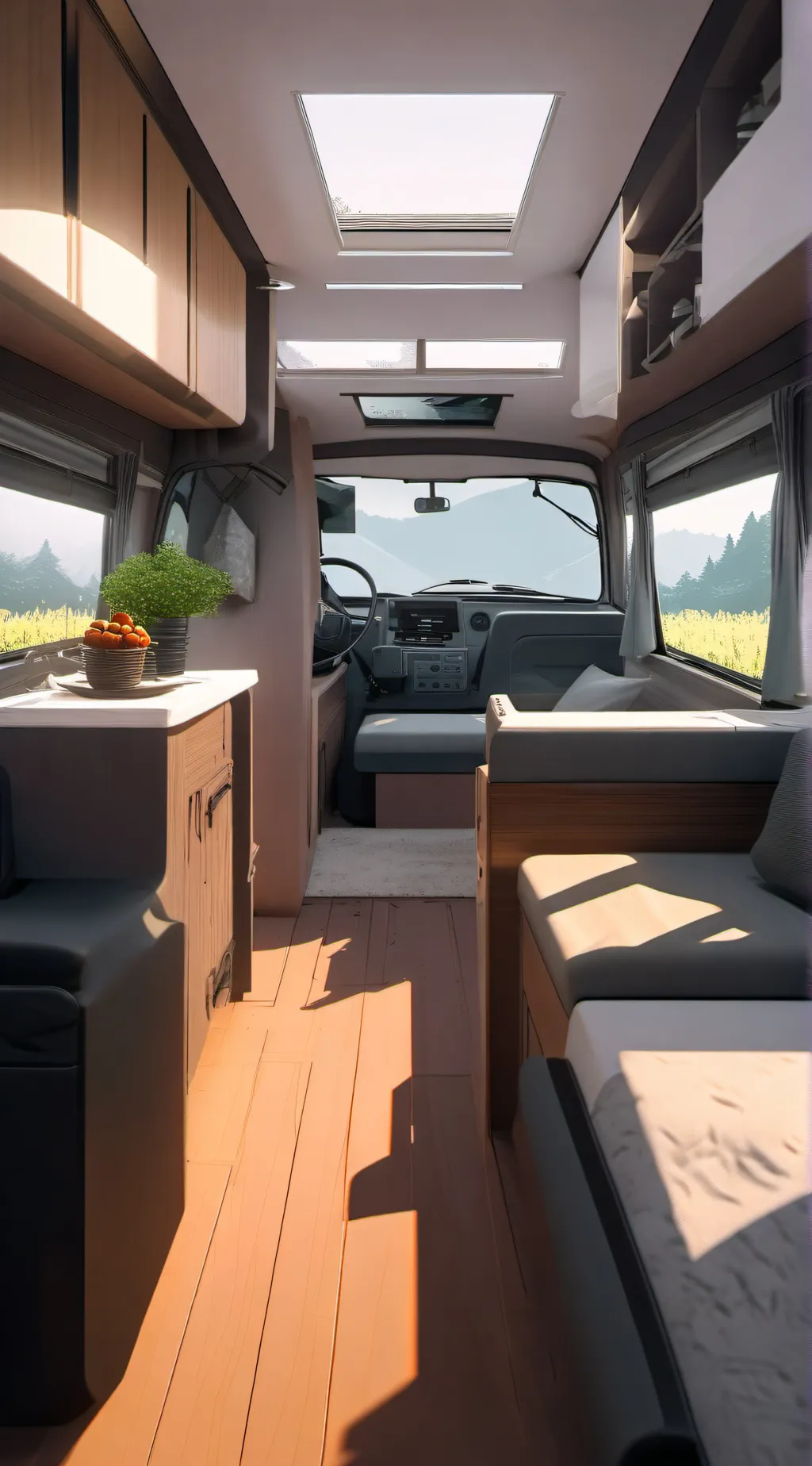 ai character: Road trip background