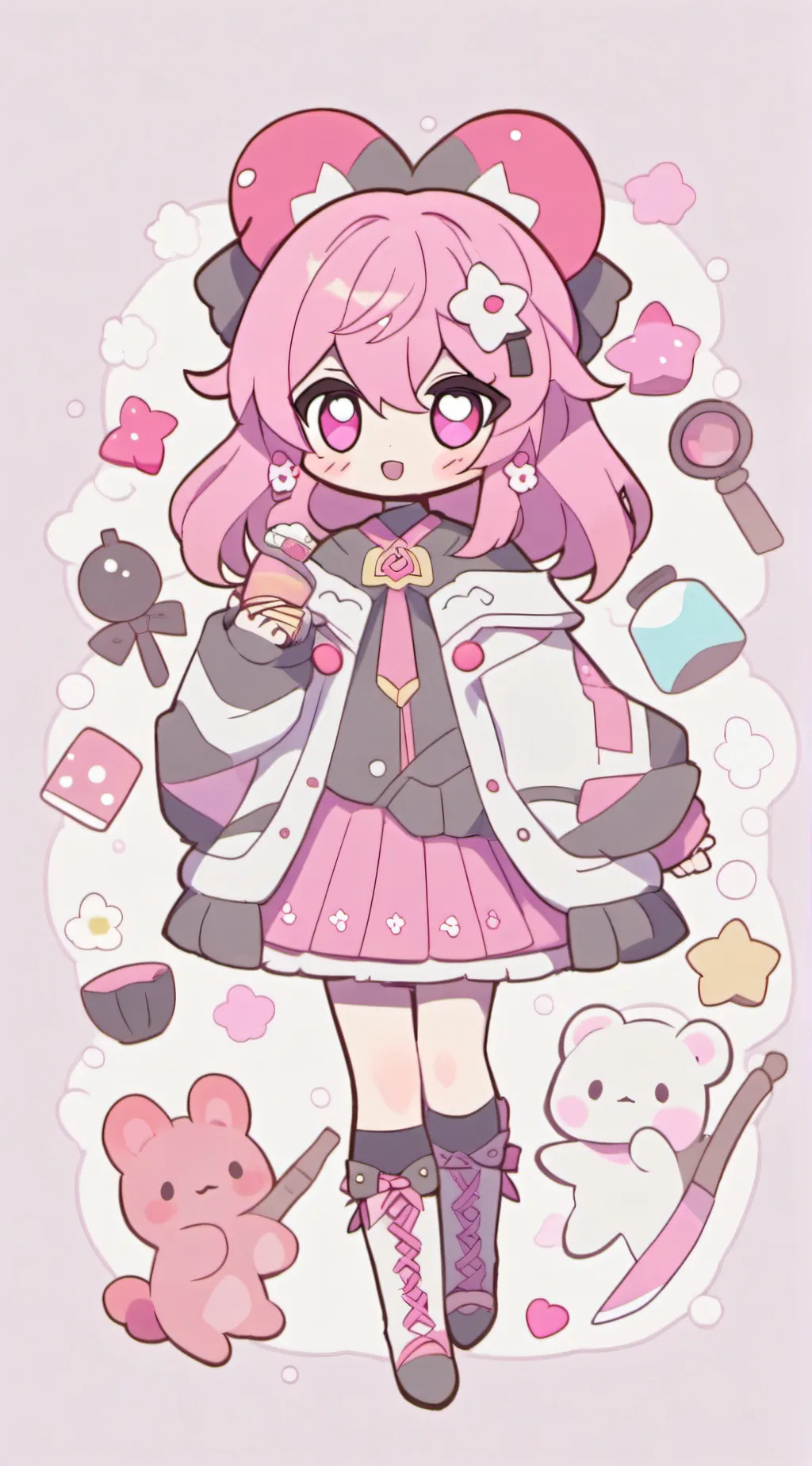 ai character: Olive  background