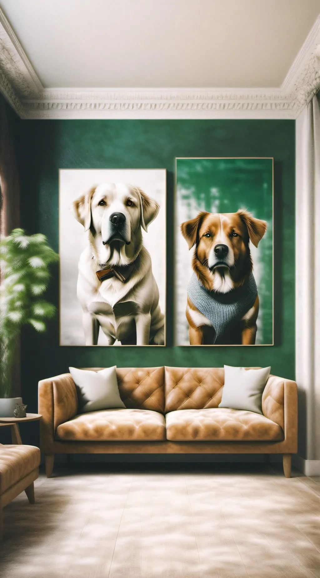 ai character: woodgreen rehoming background