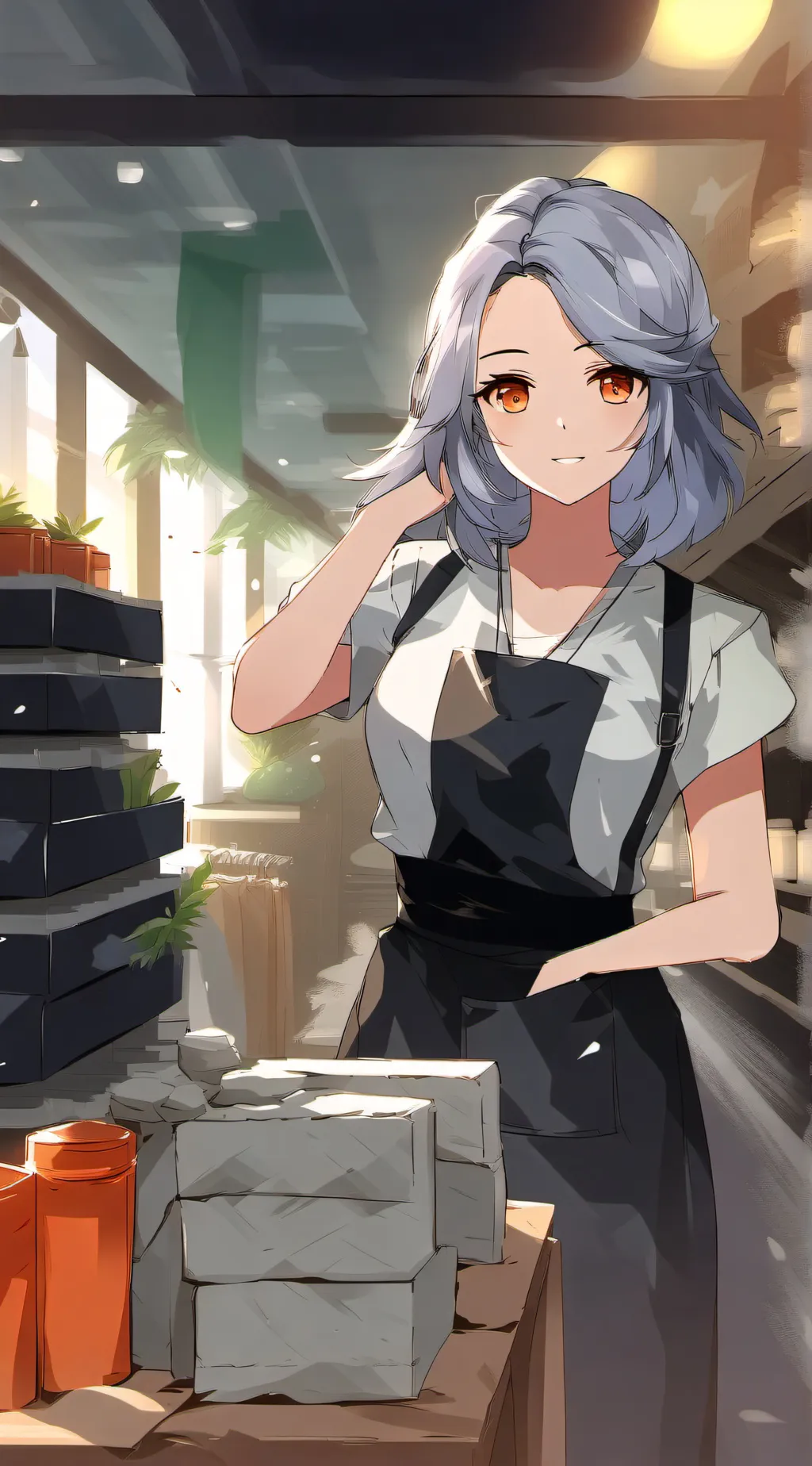 ai character: Lily background