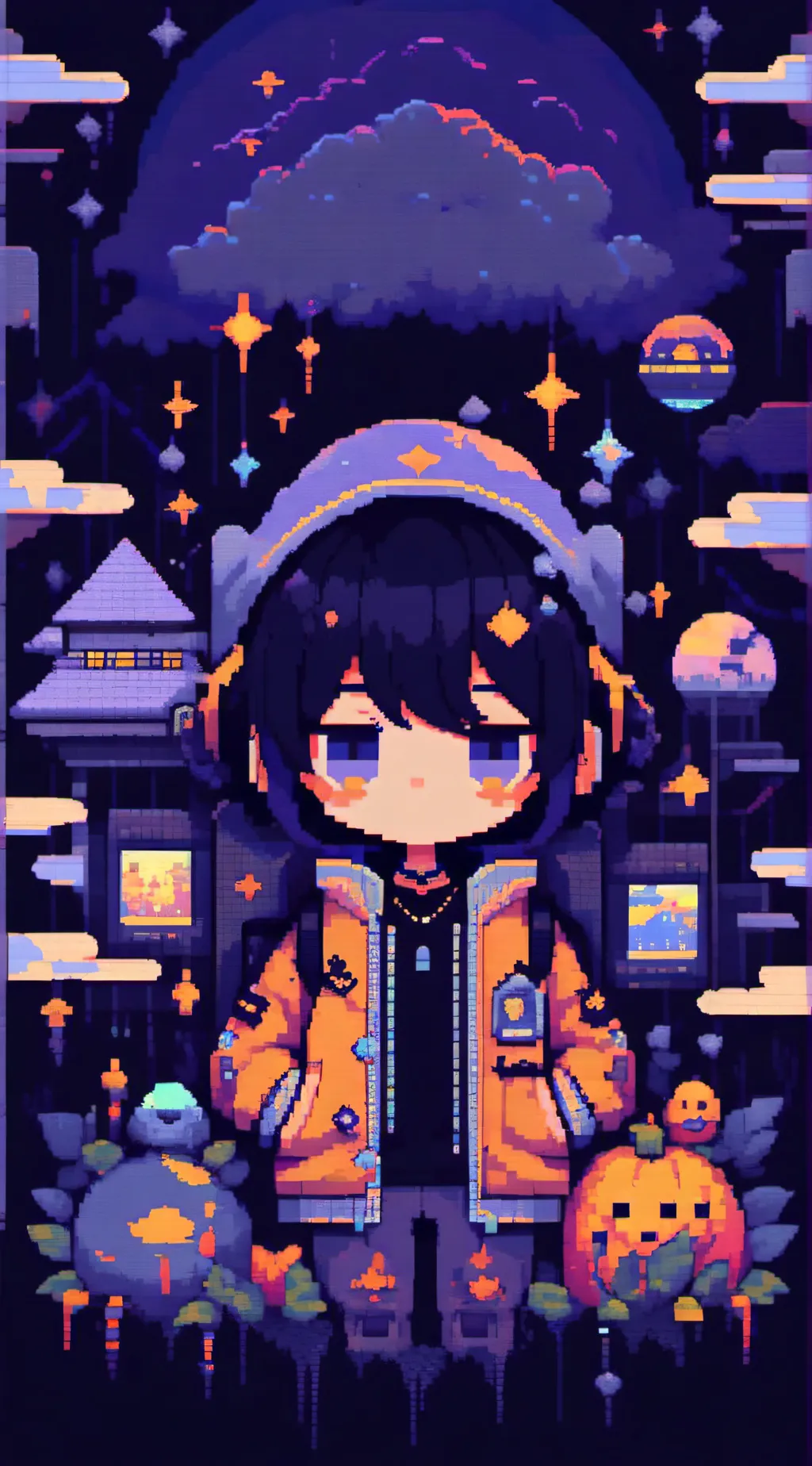 ai character: hypnotize background