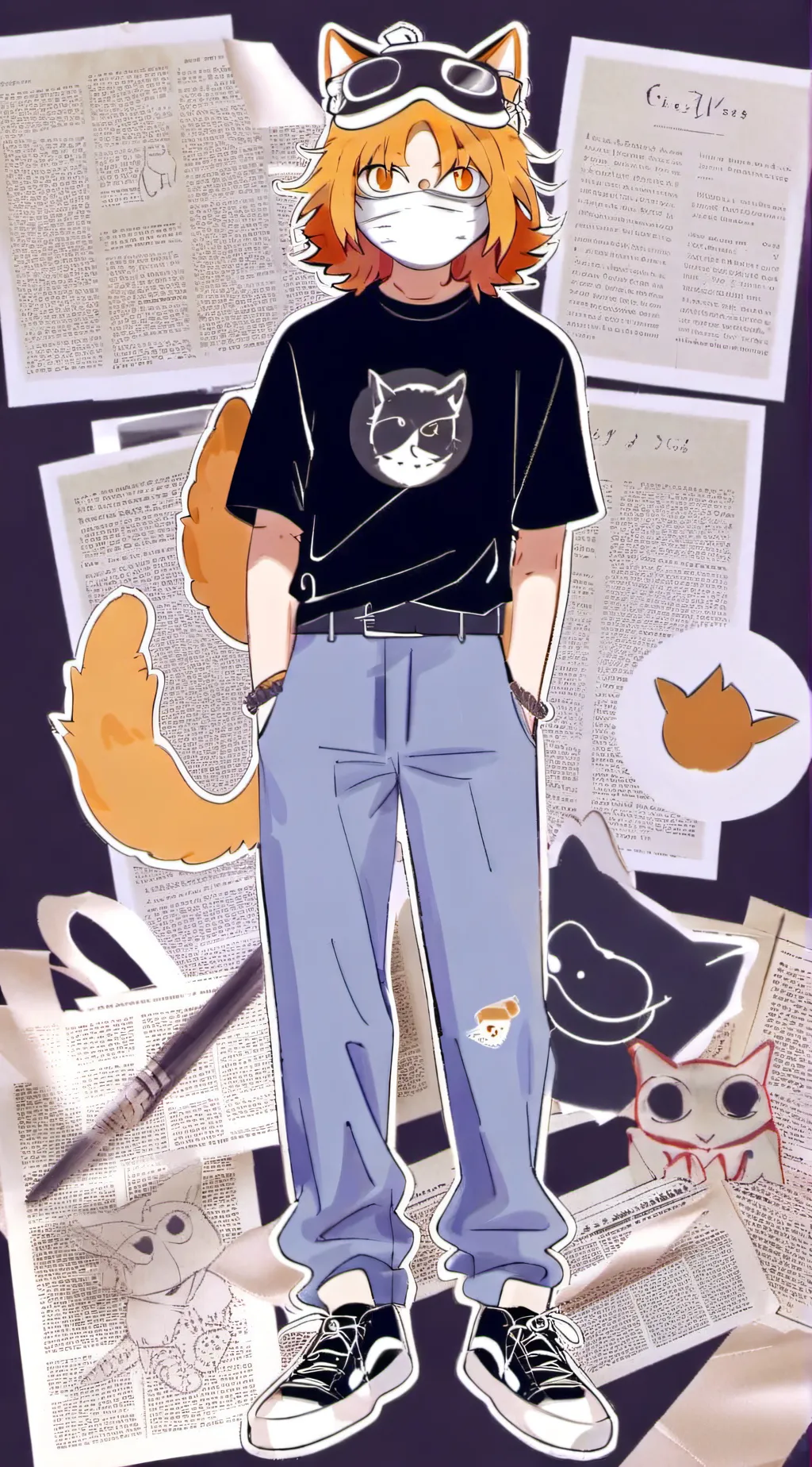 ai character: ♡︎𝑨𝒎𝒃𝒆𝒓 𝒄𝒂𝒕♡︎ background