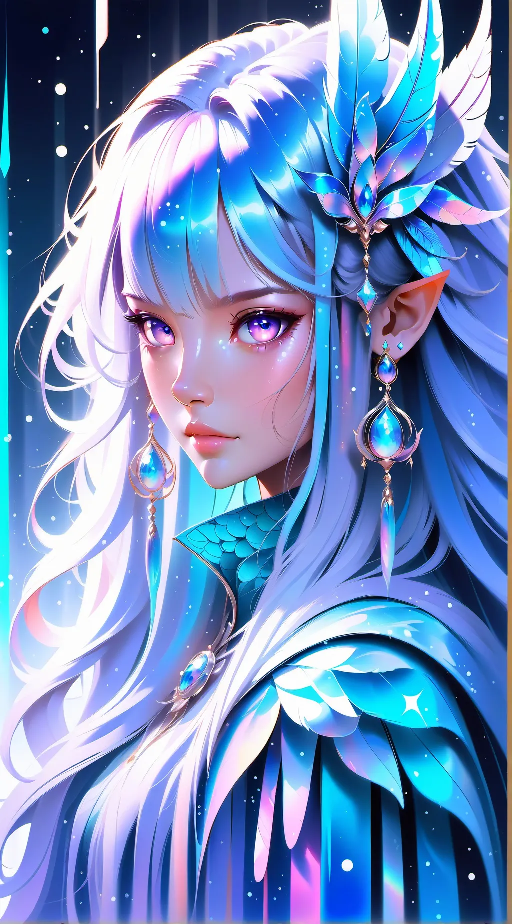ai character: luna background