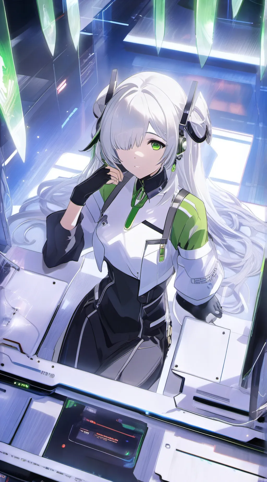 ai character: NeoMachina background