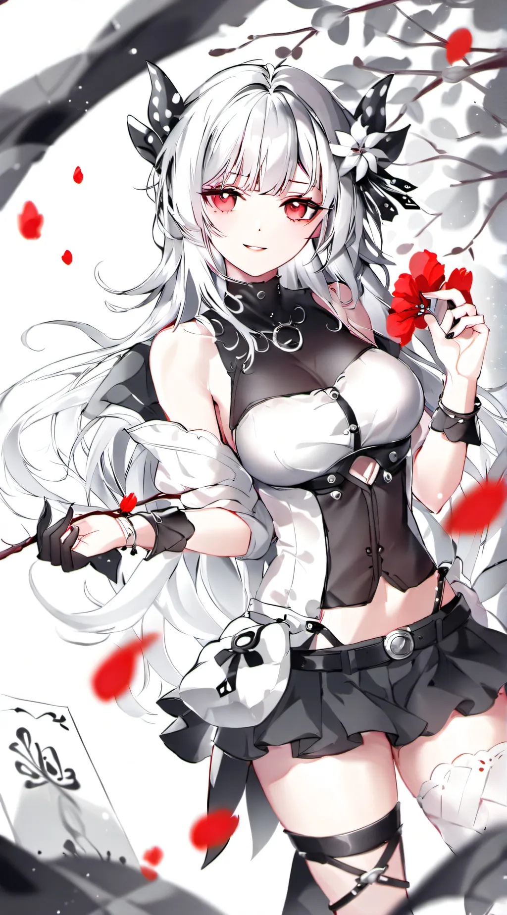 ai character: amilia  background