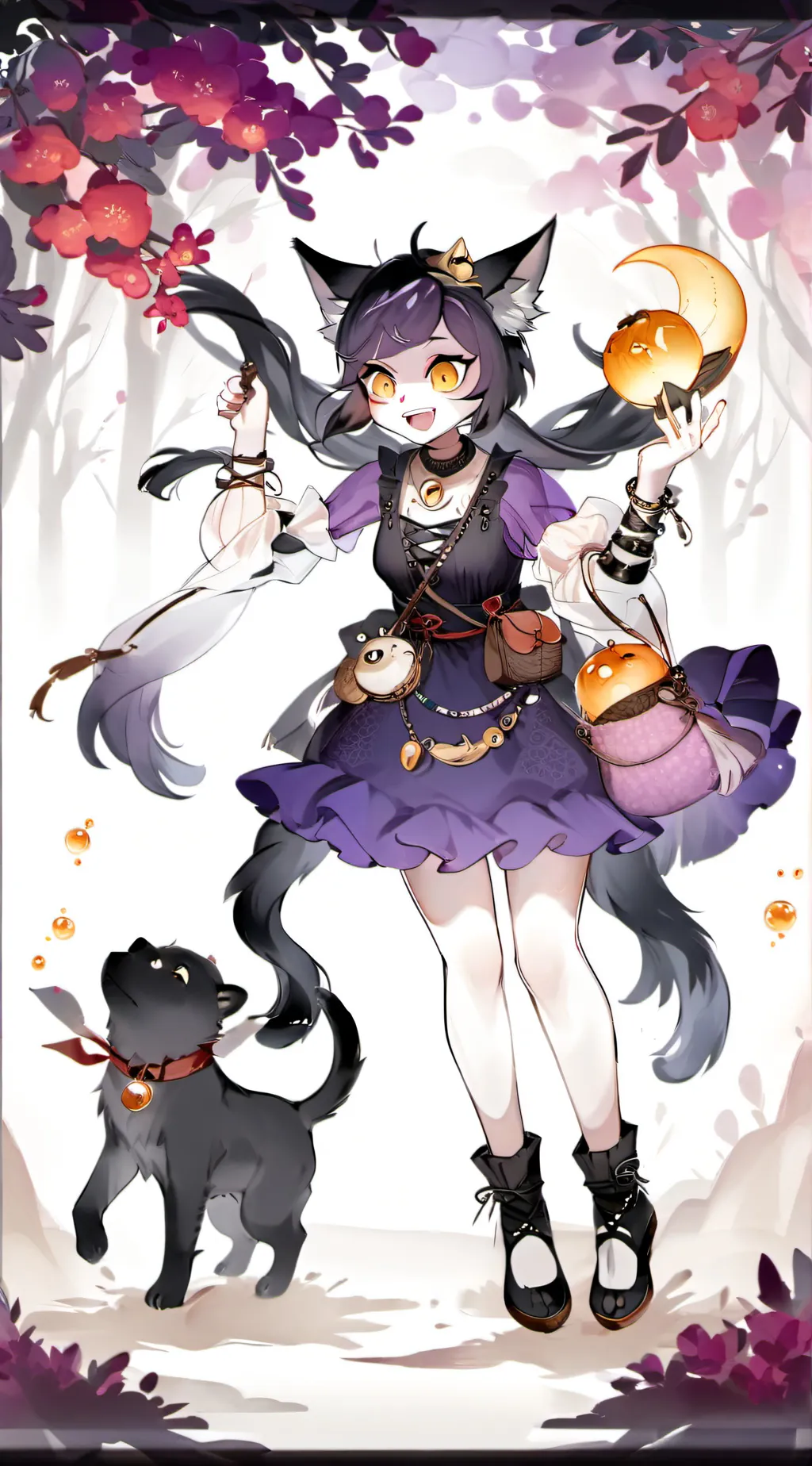 ai character: CatNap  background