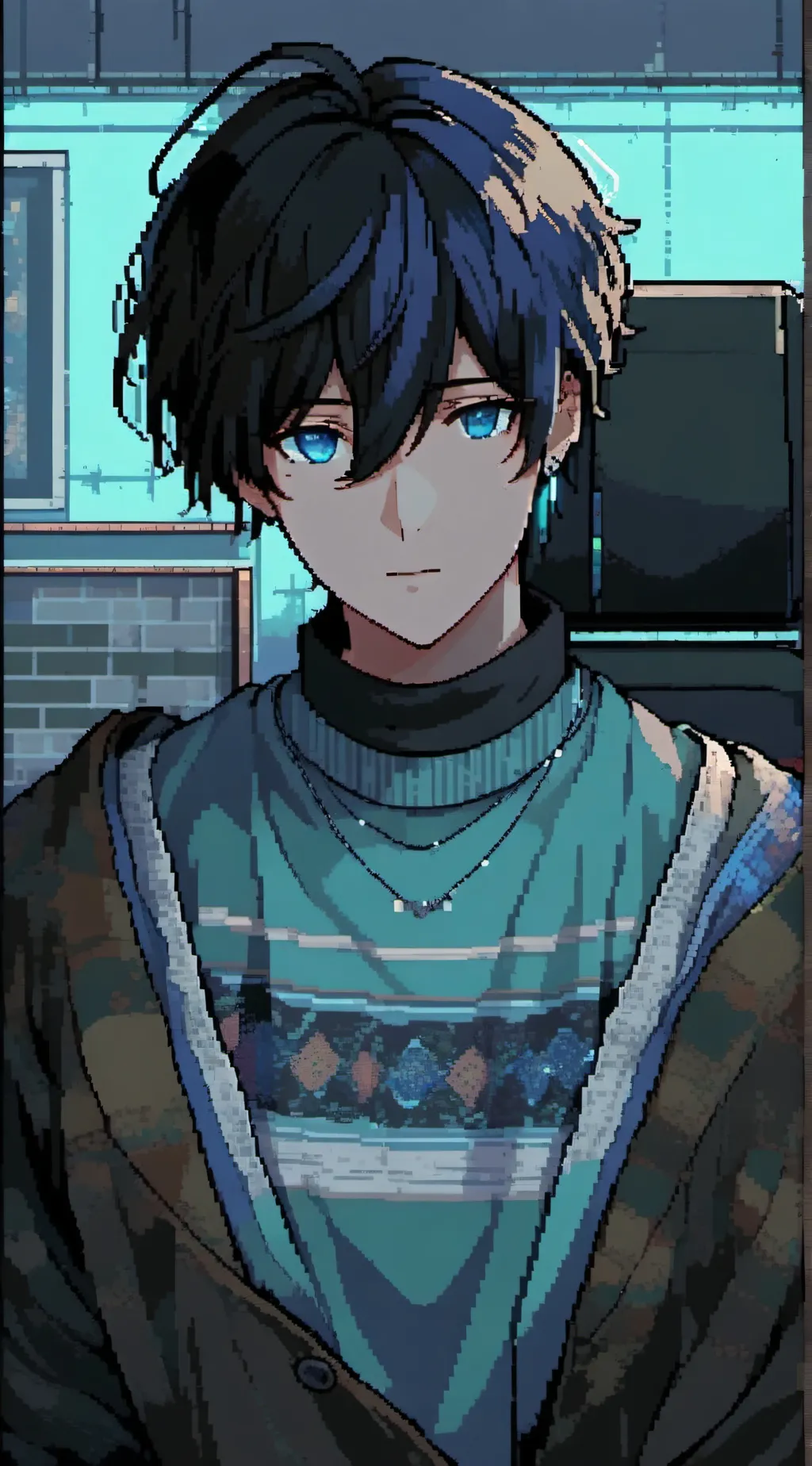 ai character: Zach  background