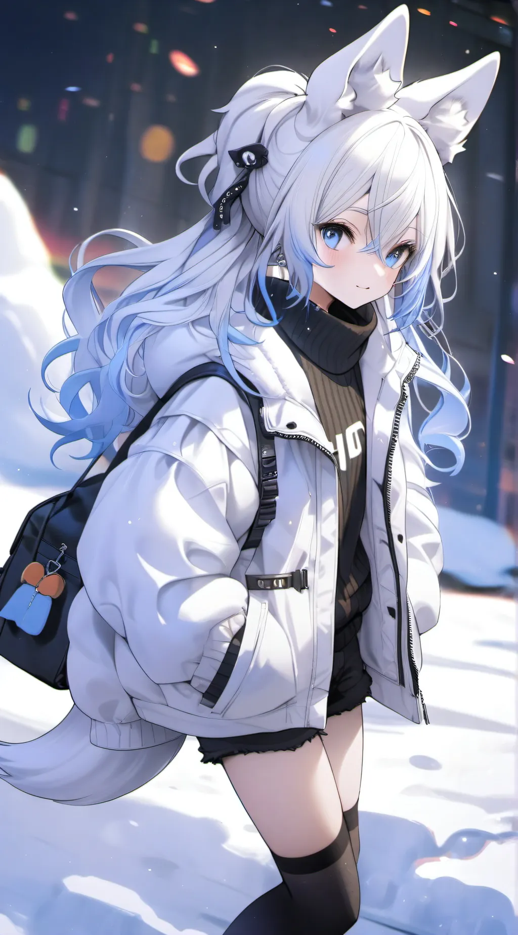 ai character: Nieve background