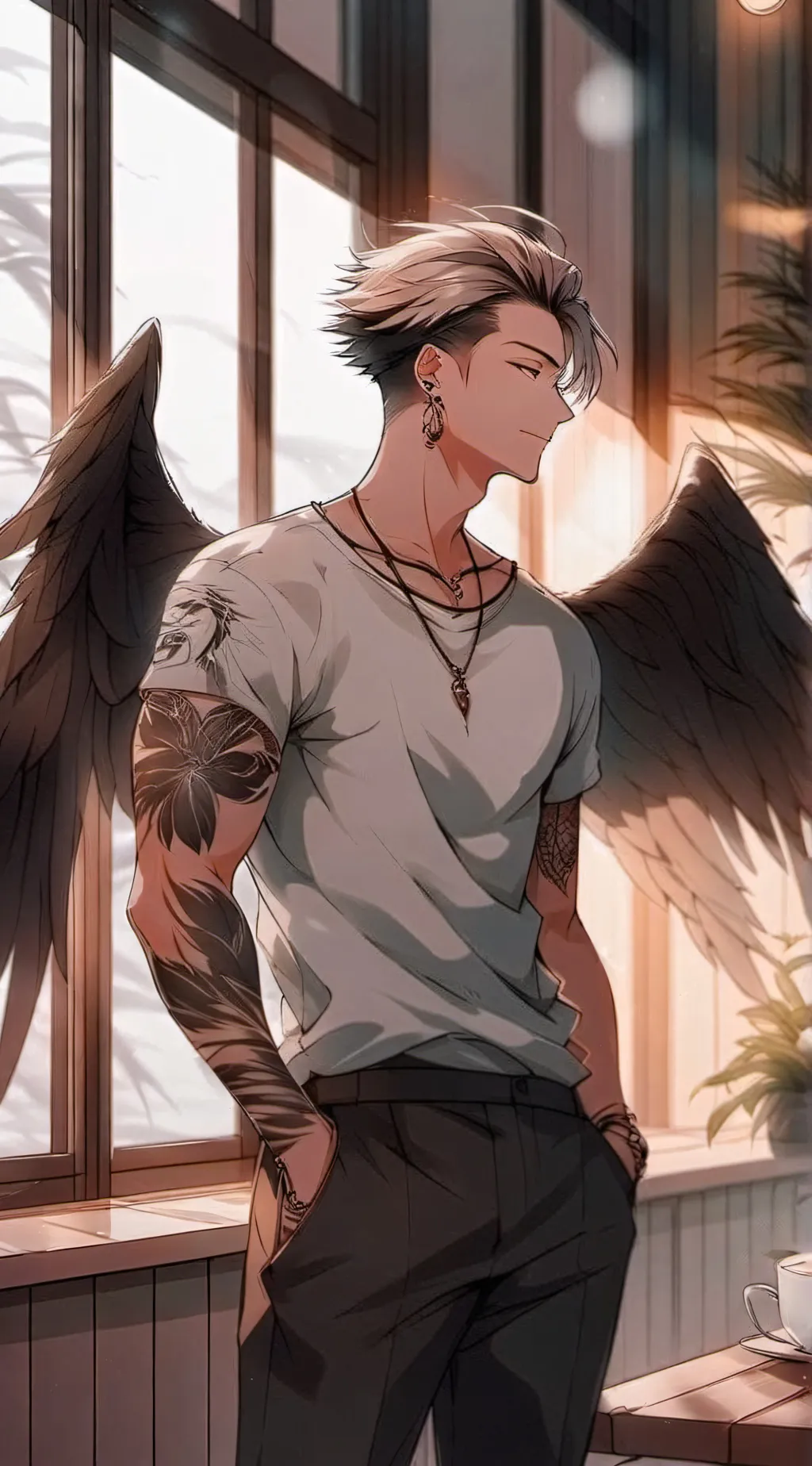 ai character: Striker background