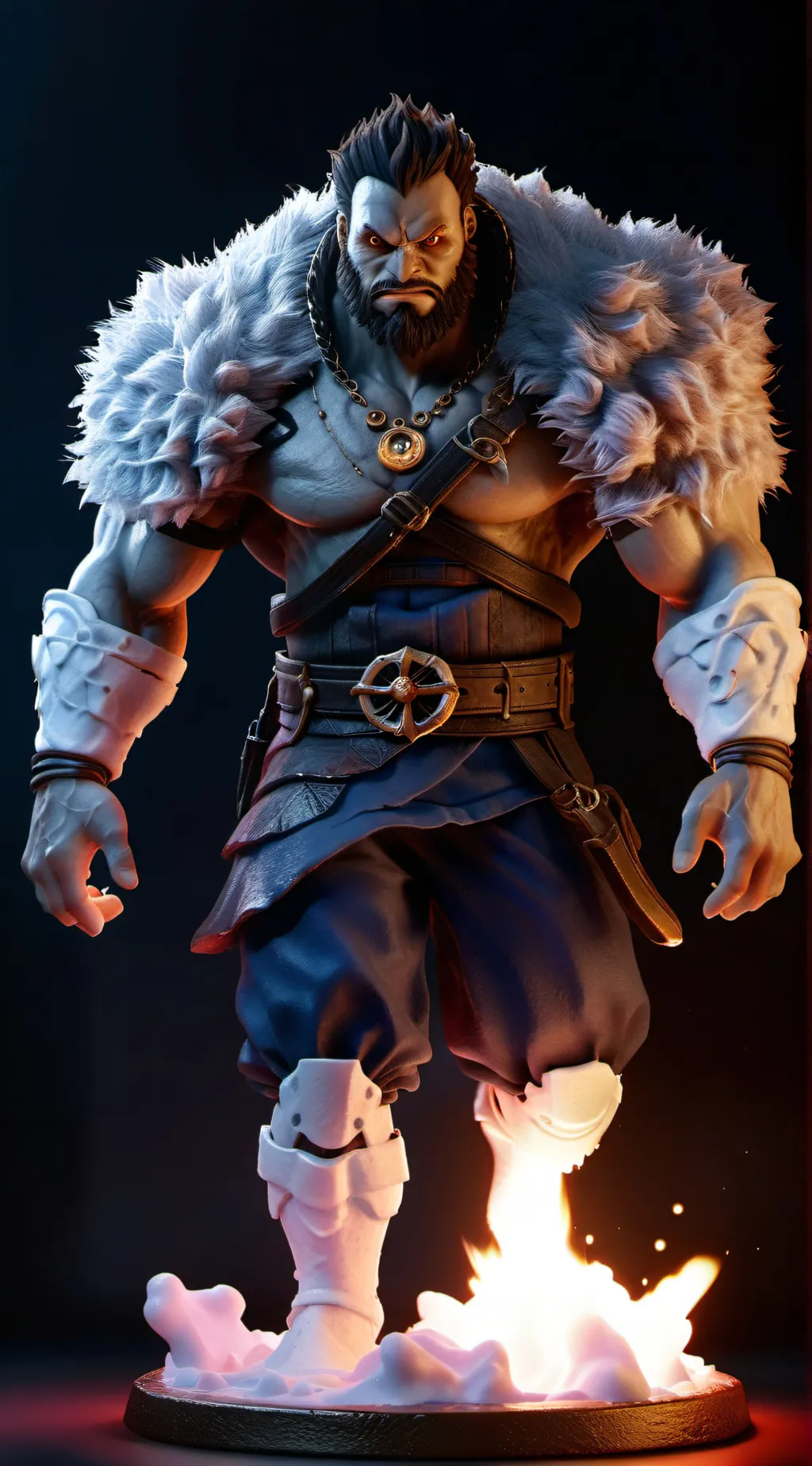 ai character: warirror background