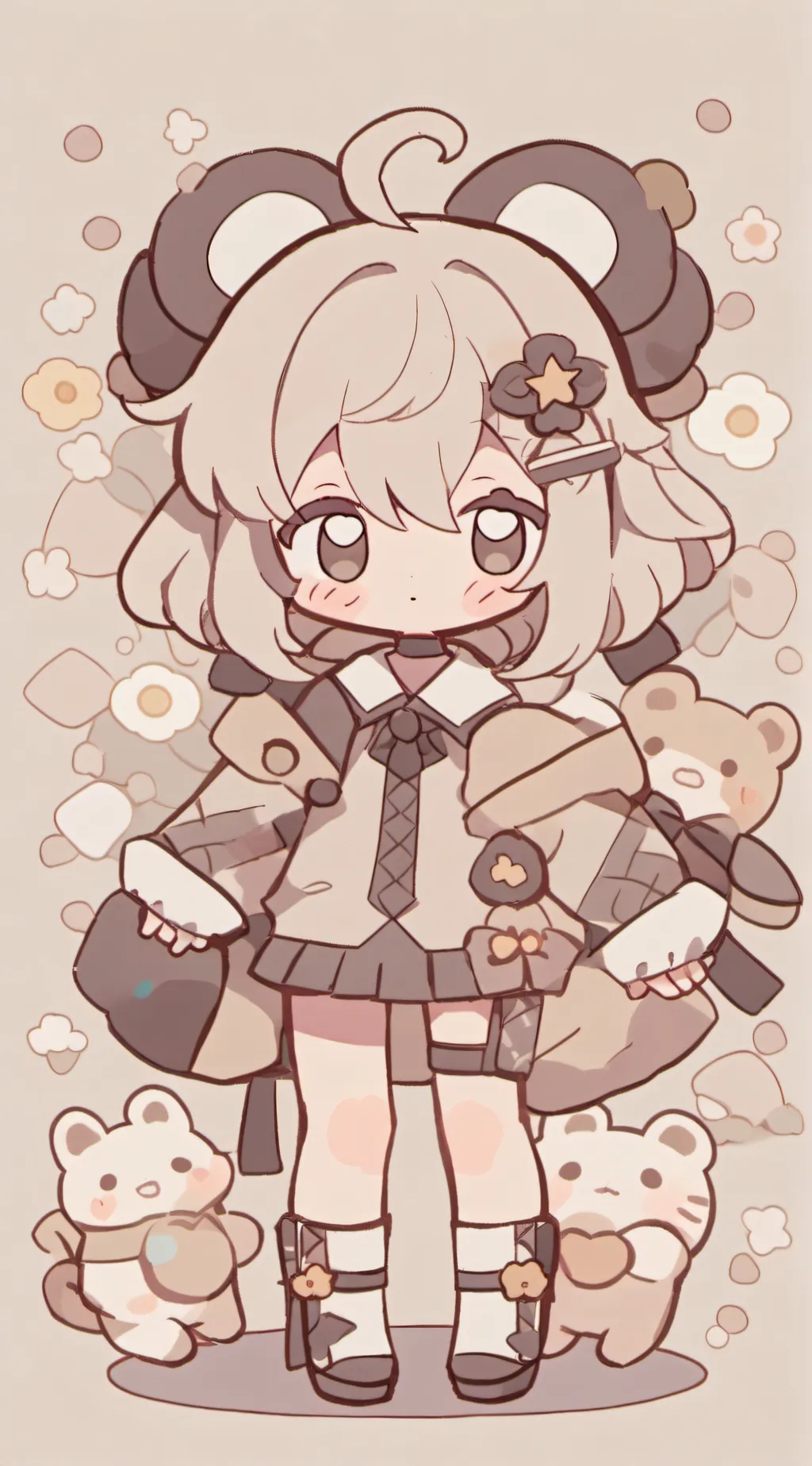 ai character: Zoey background