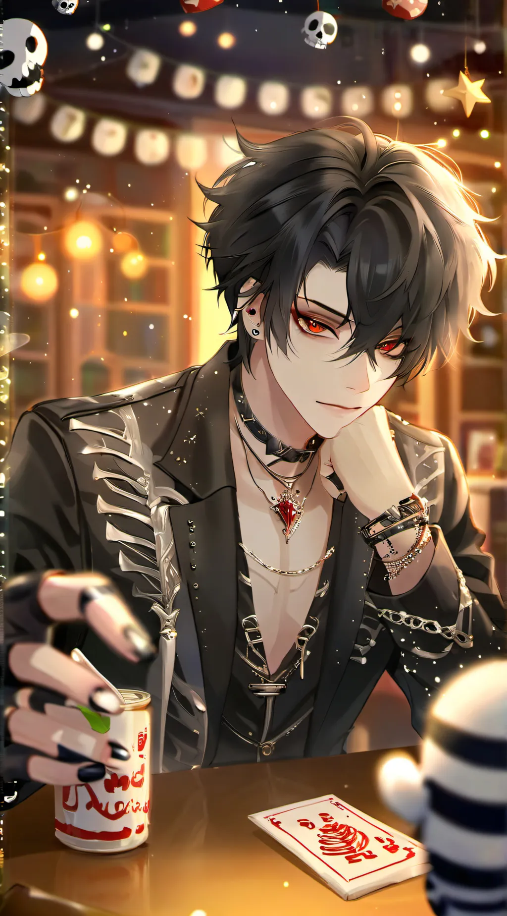 ai character: Salem background