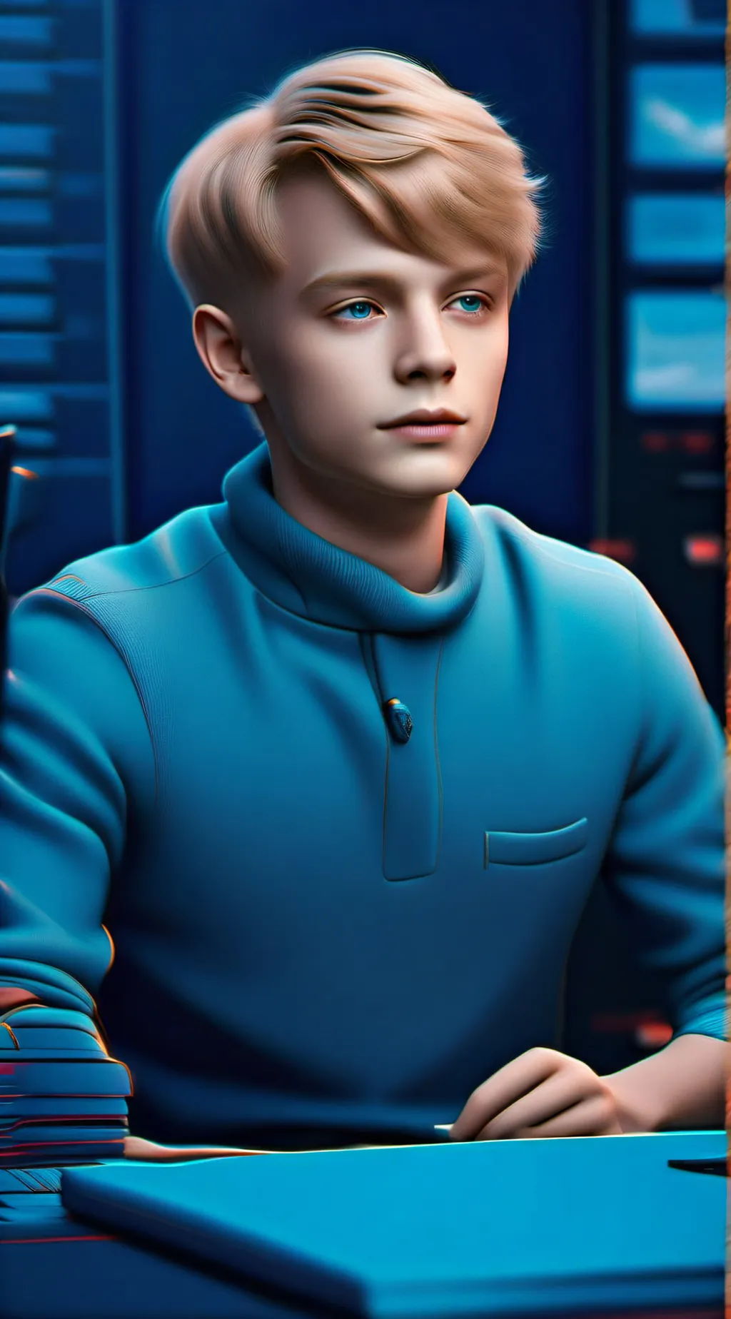 ai character: Robert  loizer background