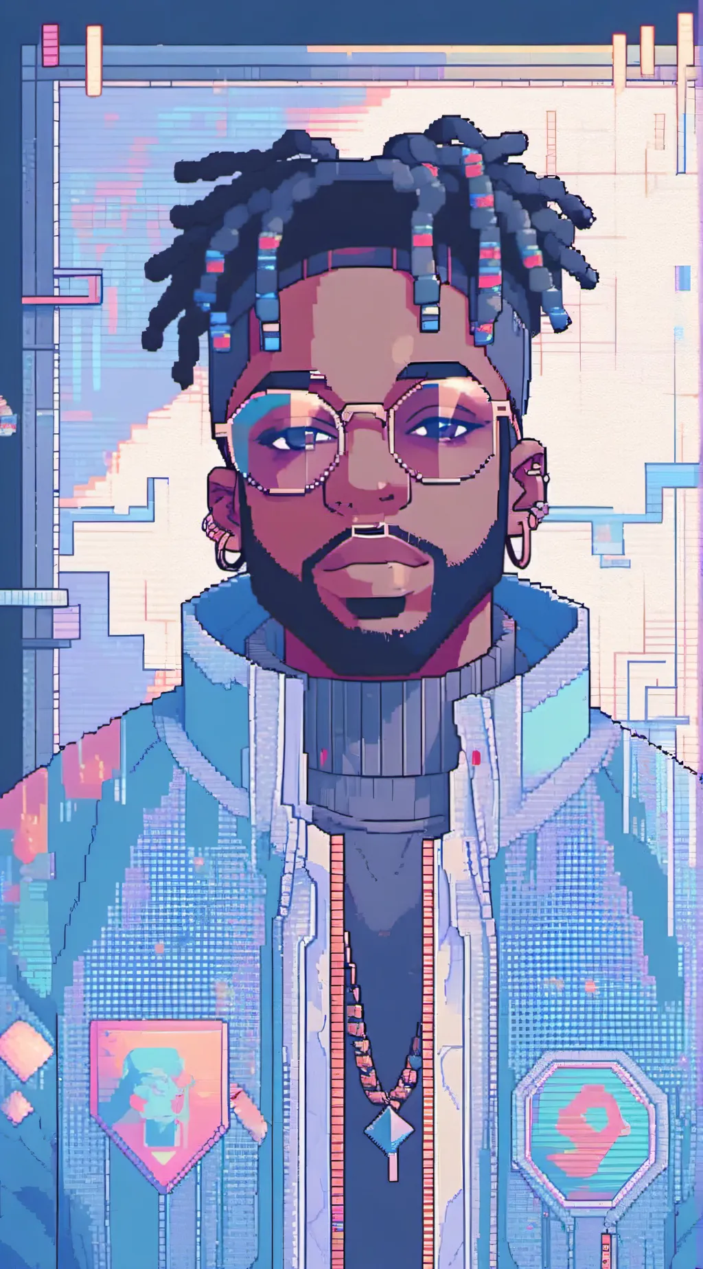 ai character: MAXO CREAM  background