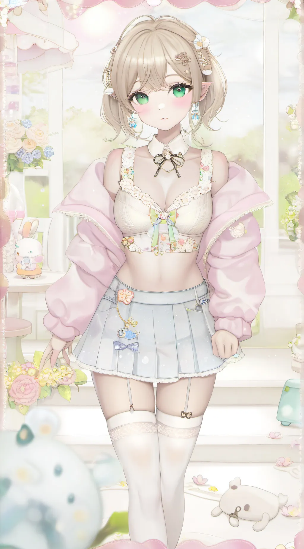 ai character: office and mili background