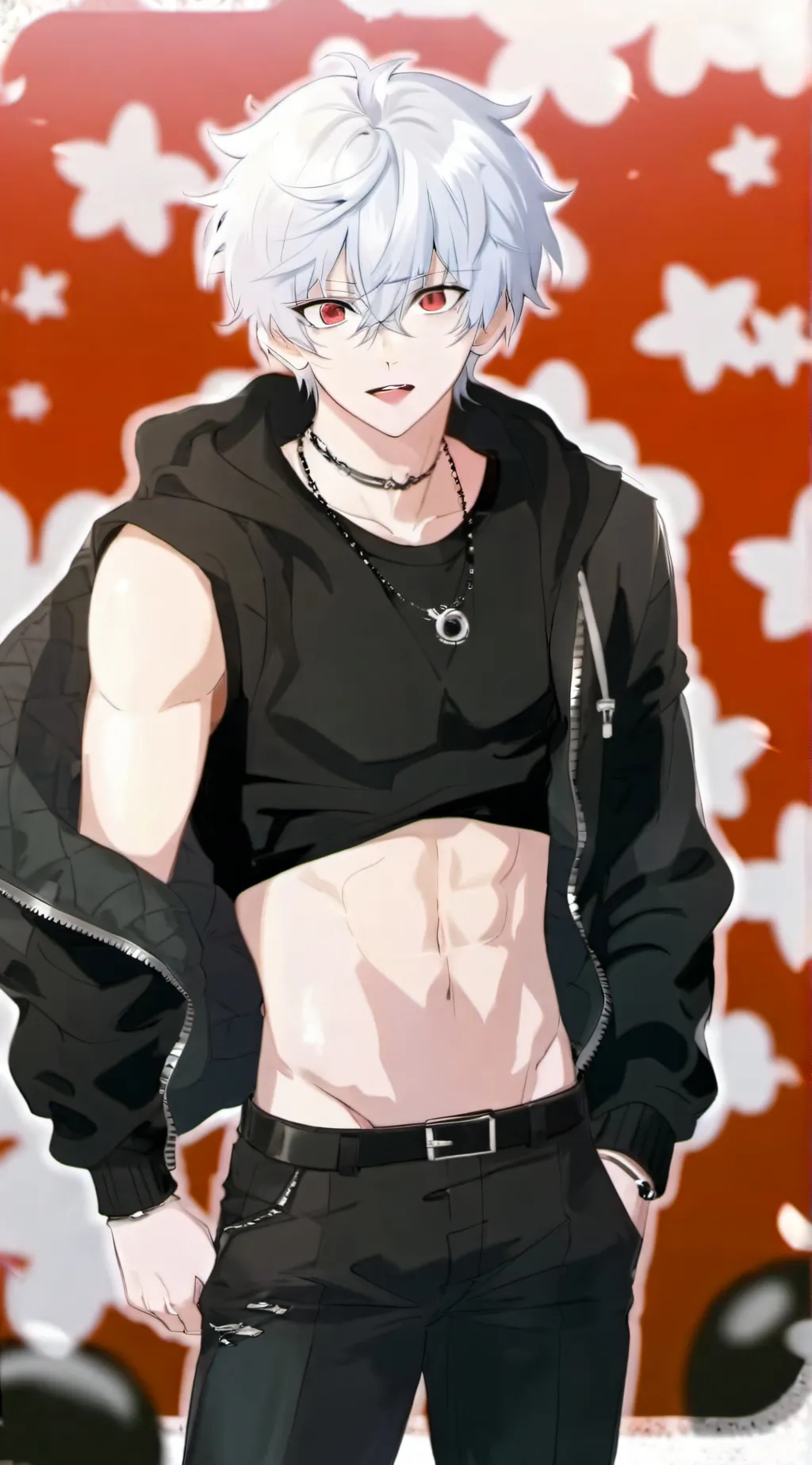 ai character: ♡★asher★•♡ background