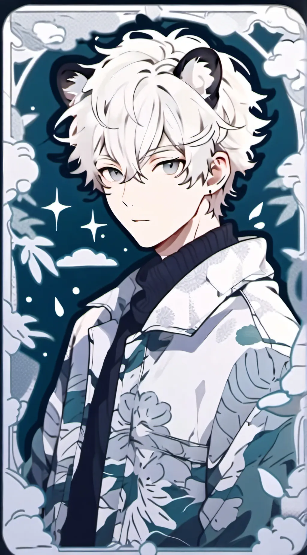 ai character: `+Spot+` background