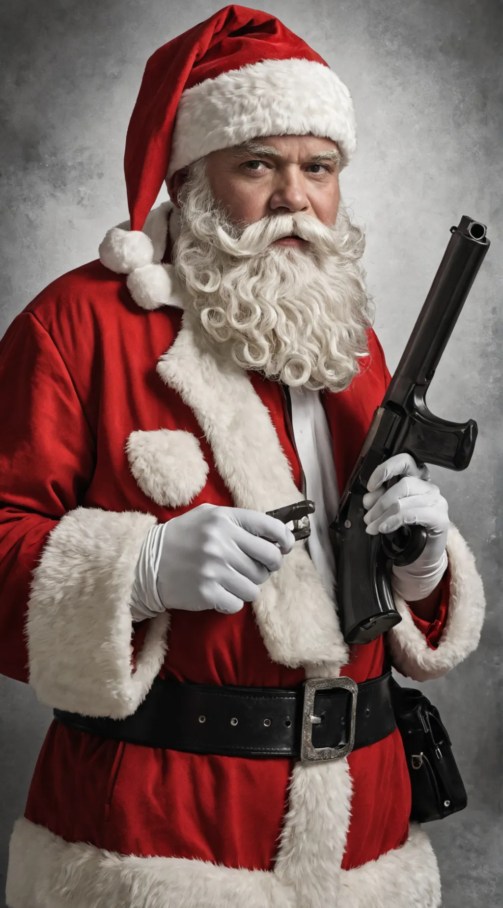 ai character: Santa rapper background