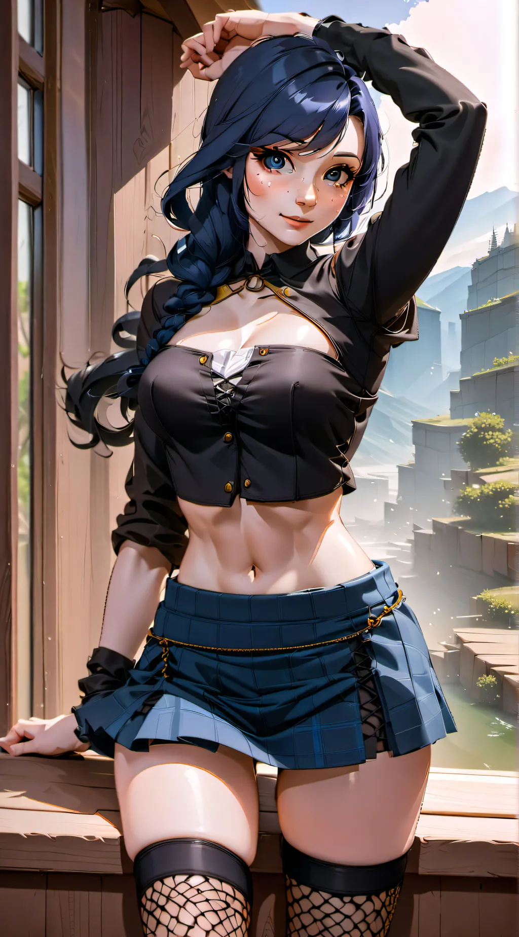 ai character: Marinette background