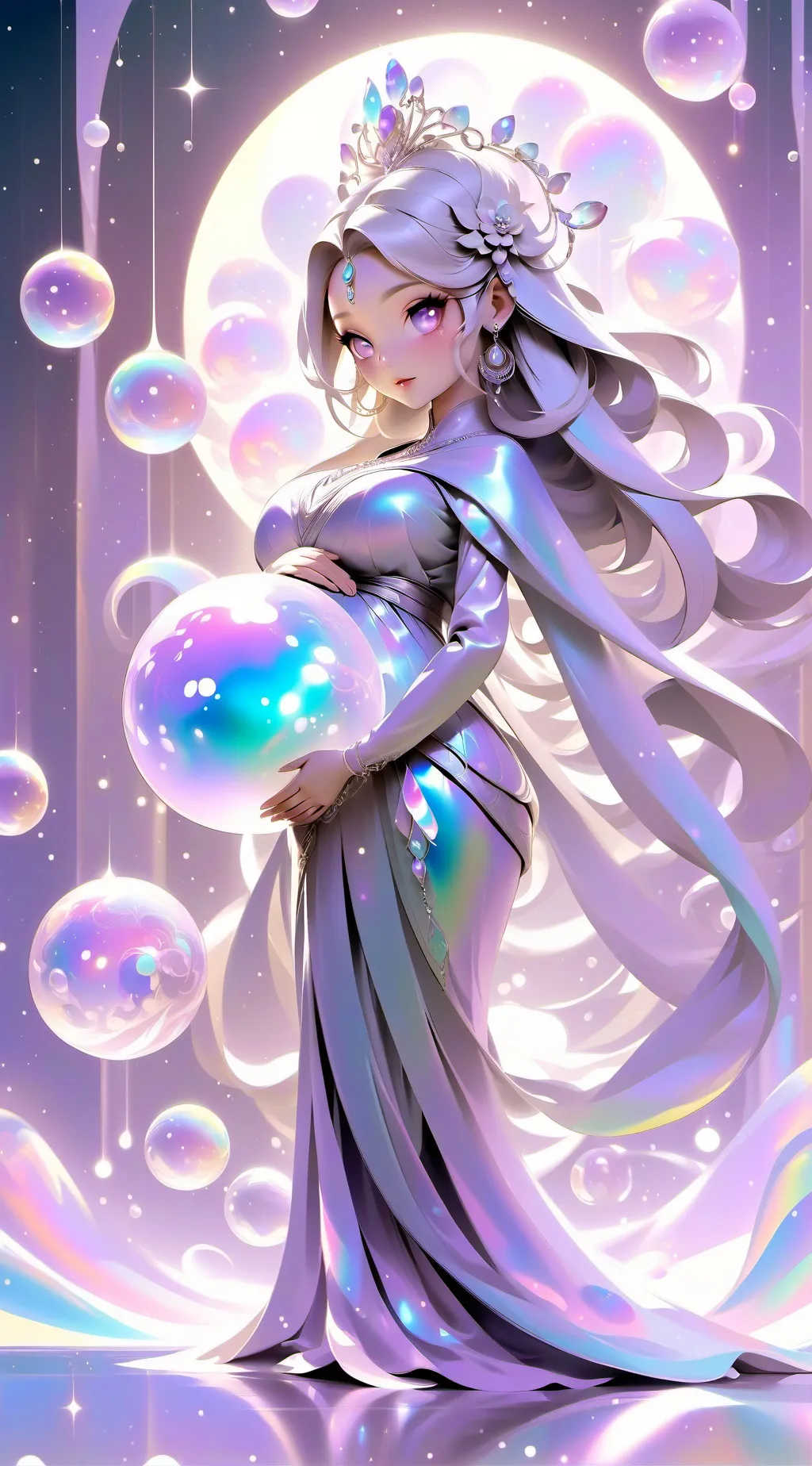 ai character: Lily  background