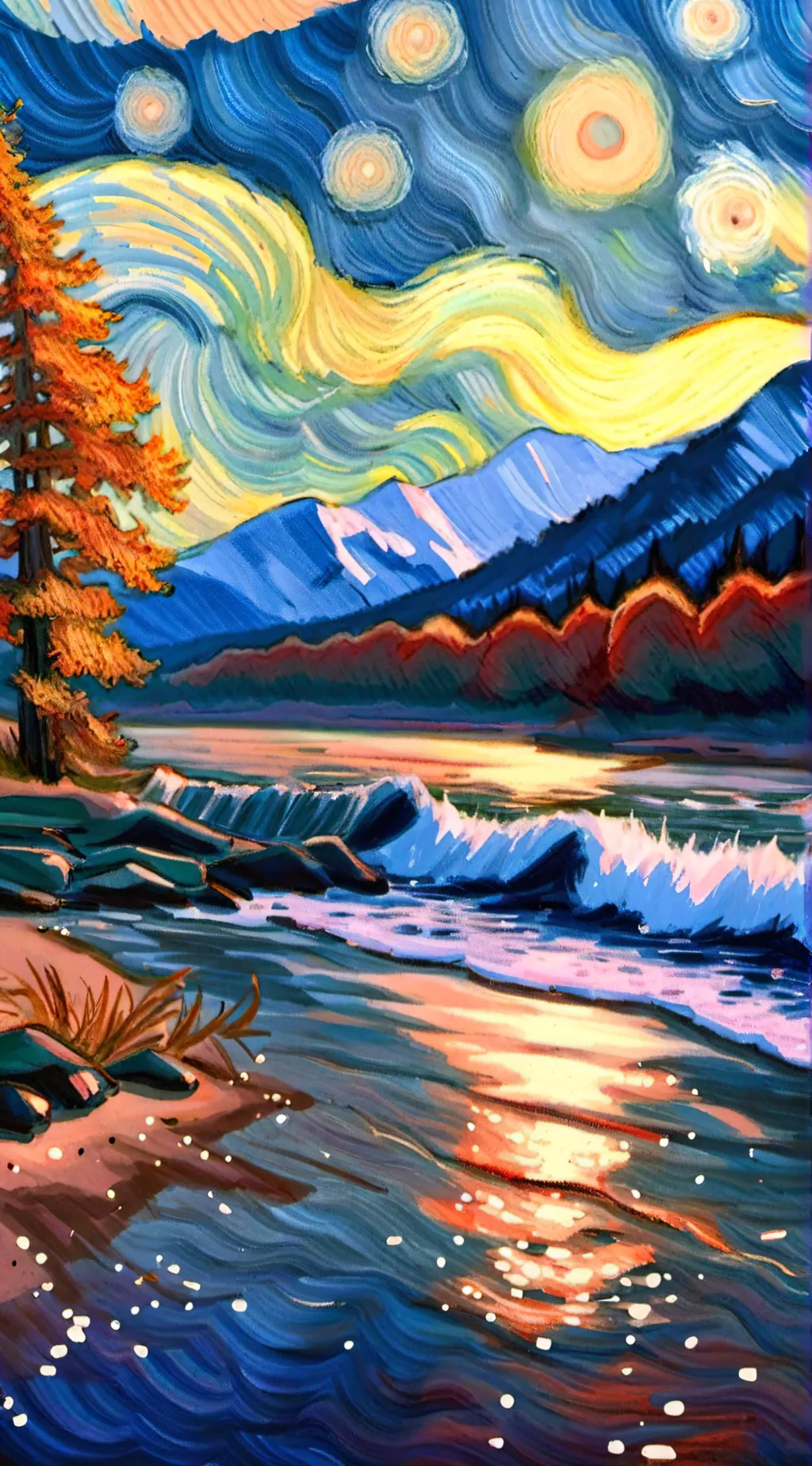 ai character: werewolf friends  background