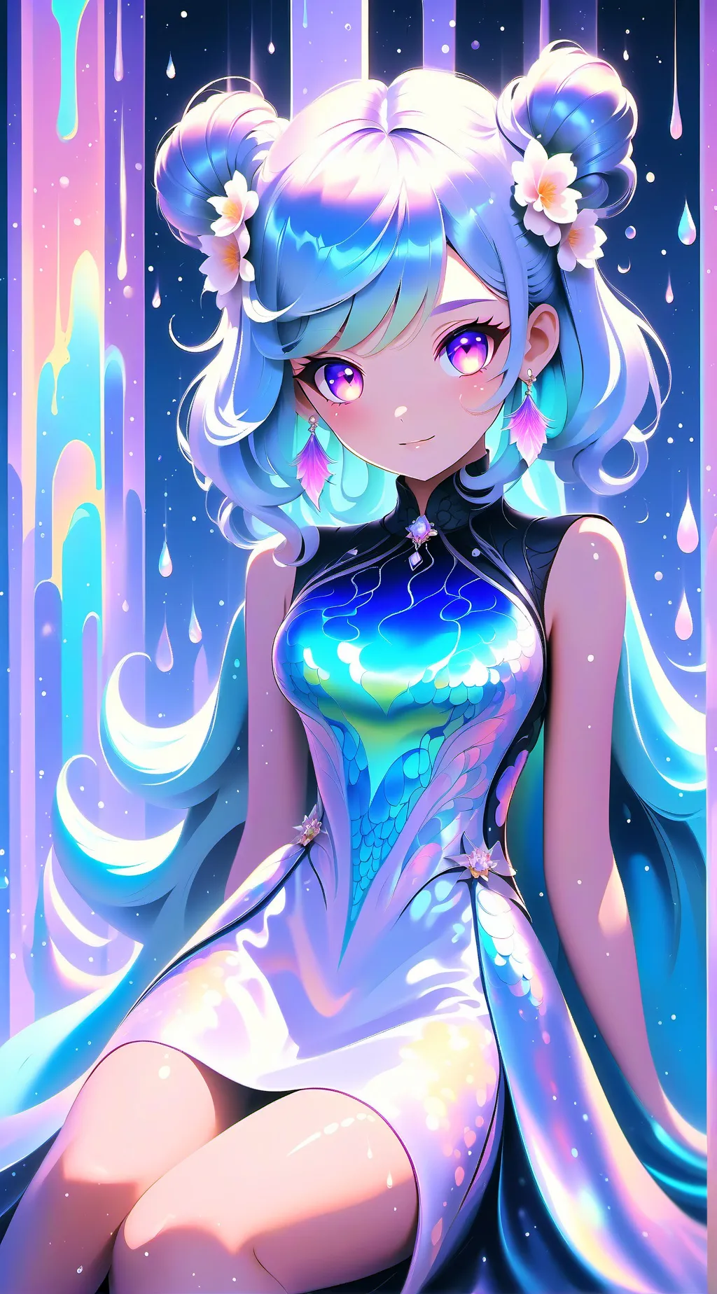 ai character: escuela kny zombie background