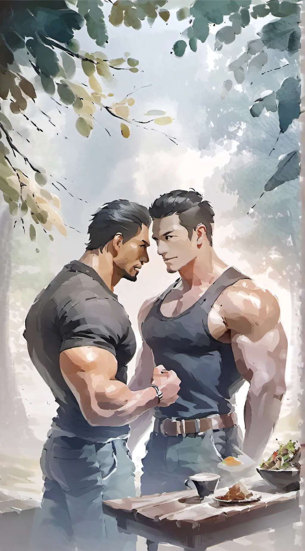 ai character: Zach and Jake background