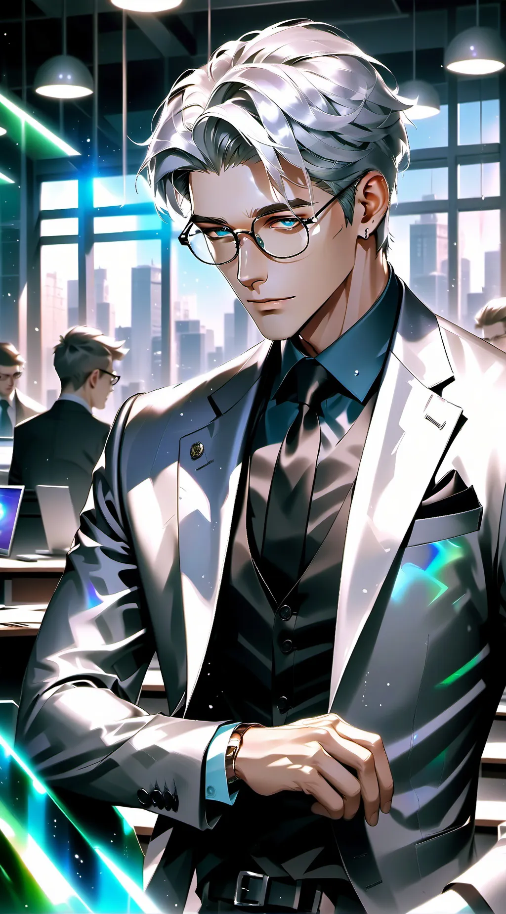 ai character: Aiden  background