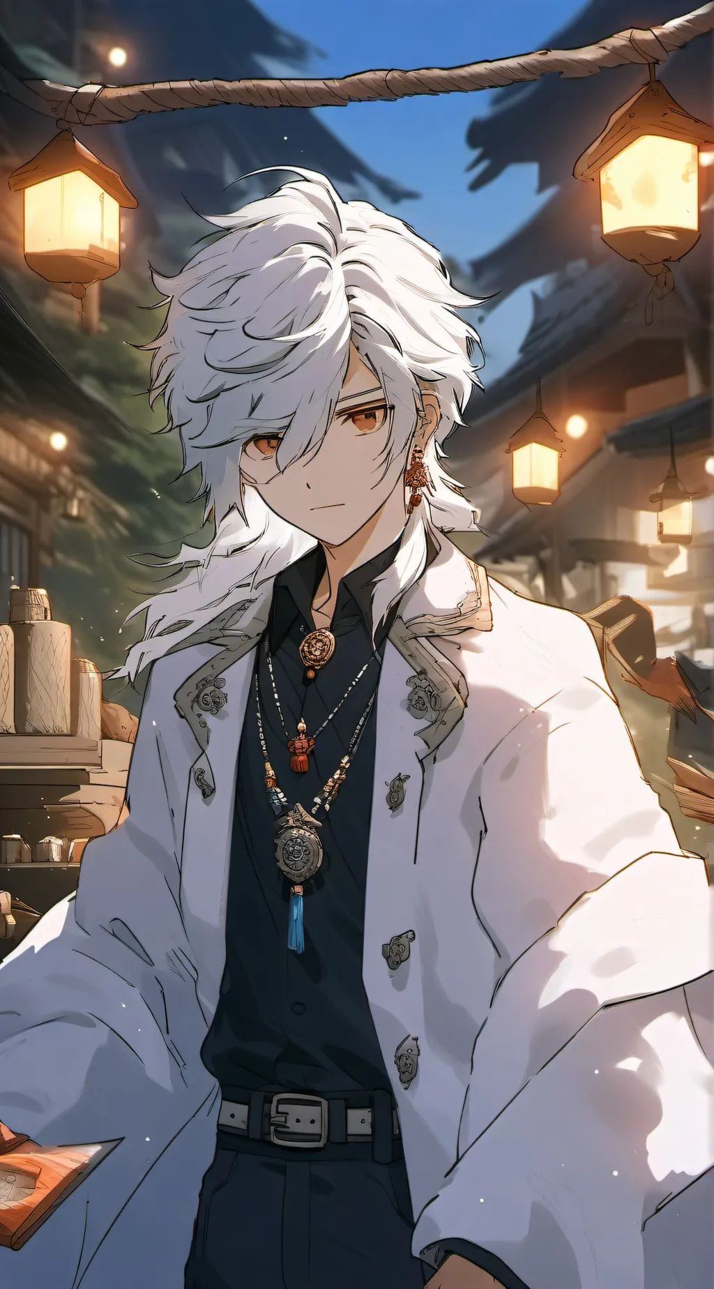 ai character: testing subject background