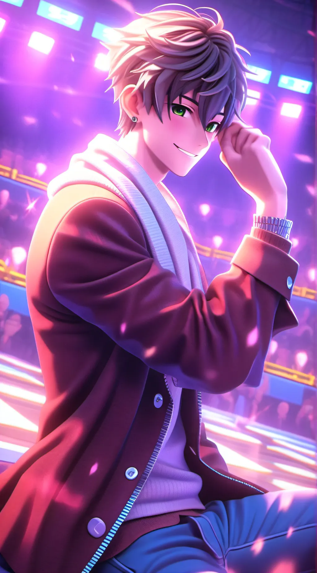 ai character: leo background