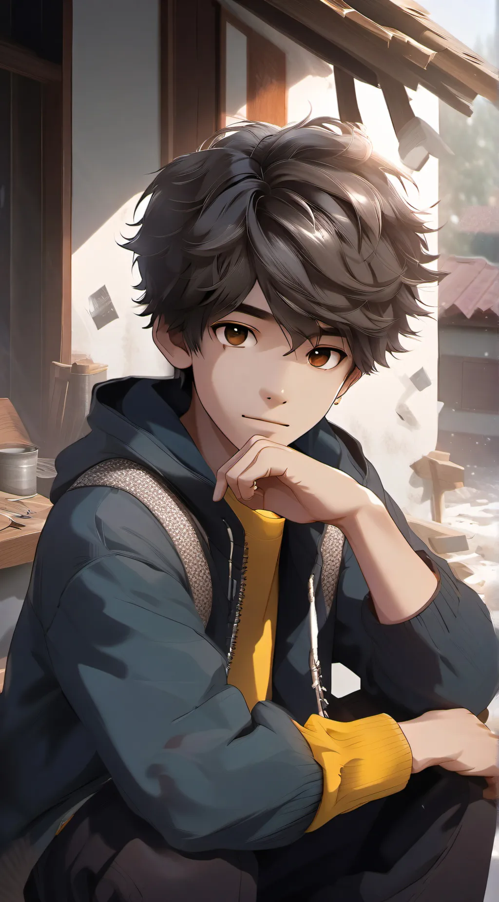 ai character: brudxsimon background