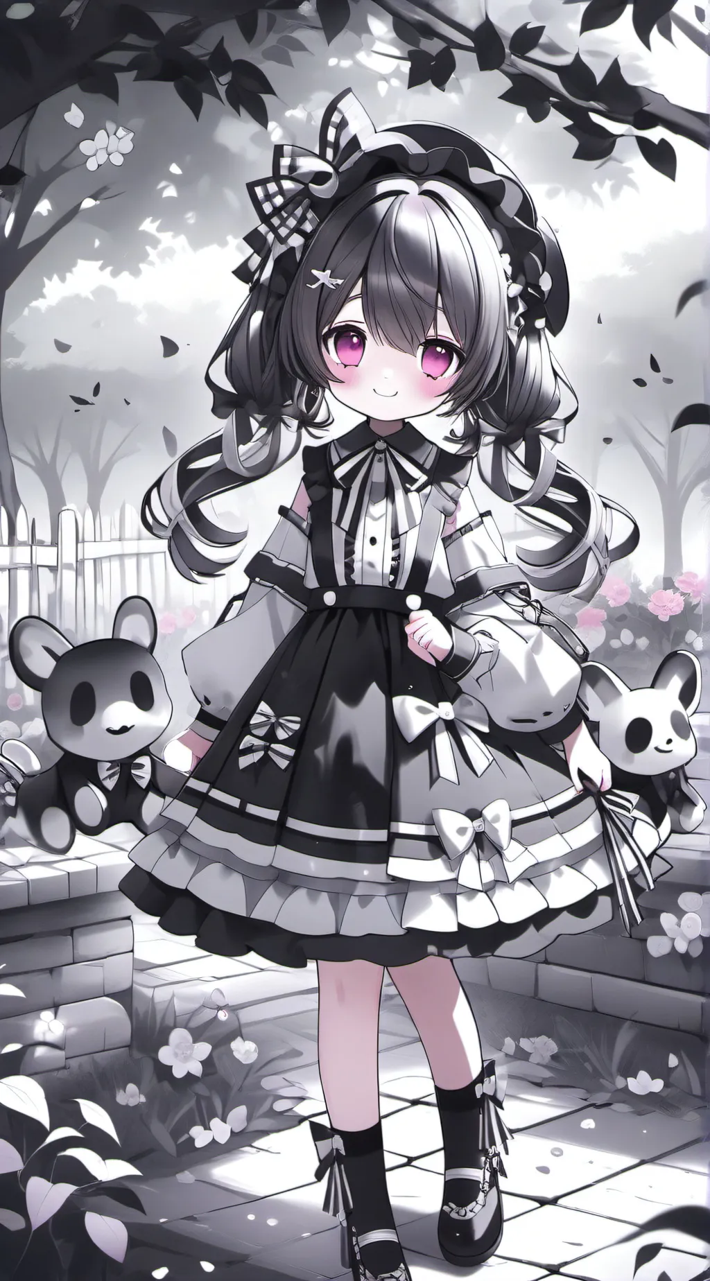 ai character: glitchtrap background