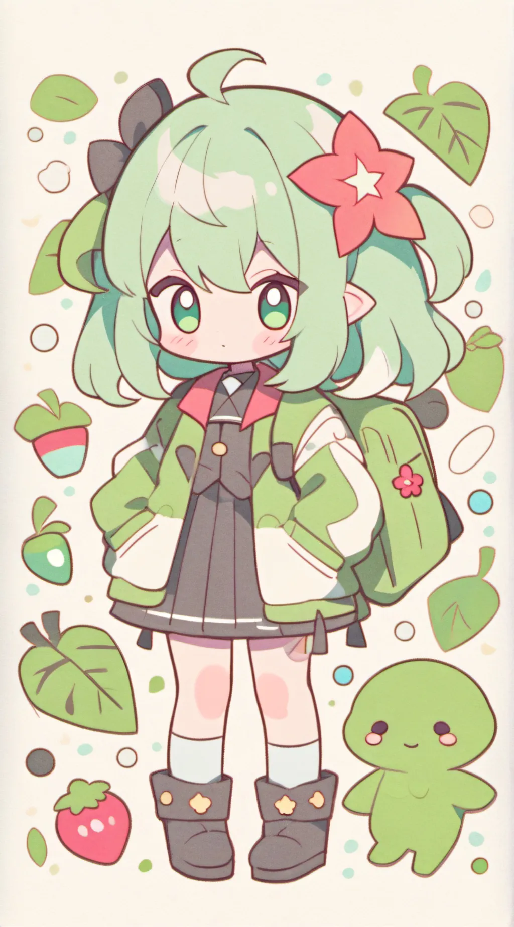 ai character: Your a baby ❤️ background